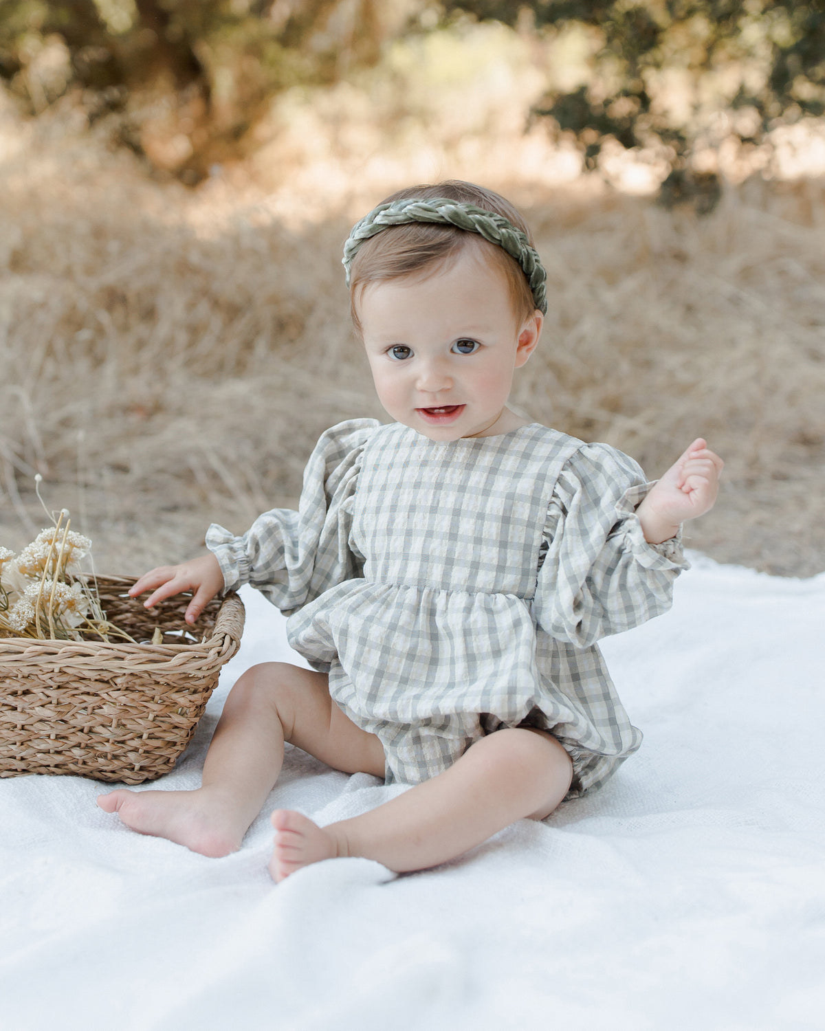 Noralee Georgie Romper - Sky Stripe