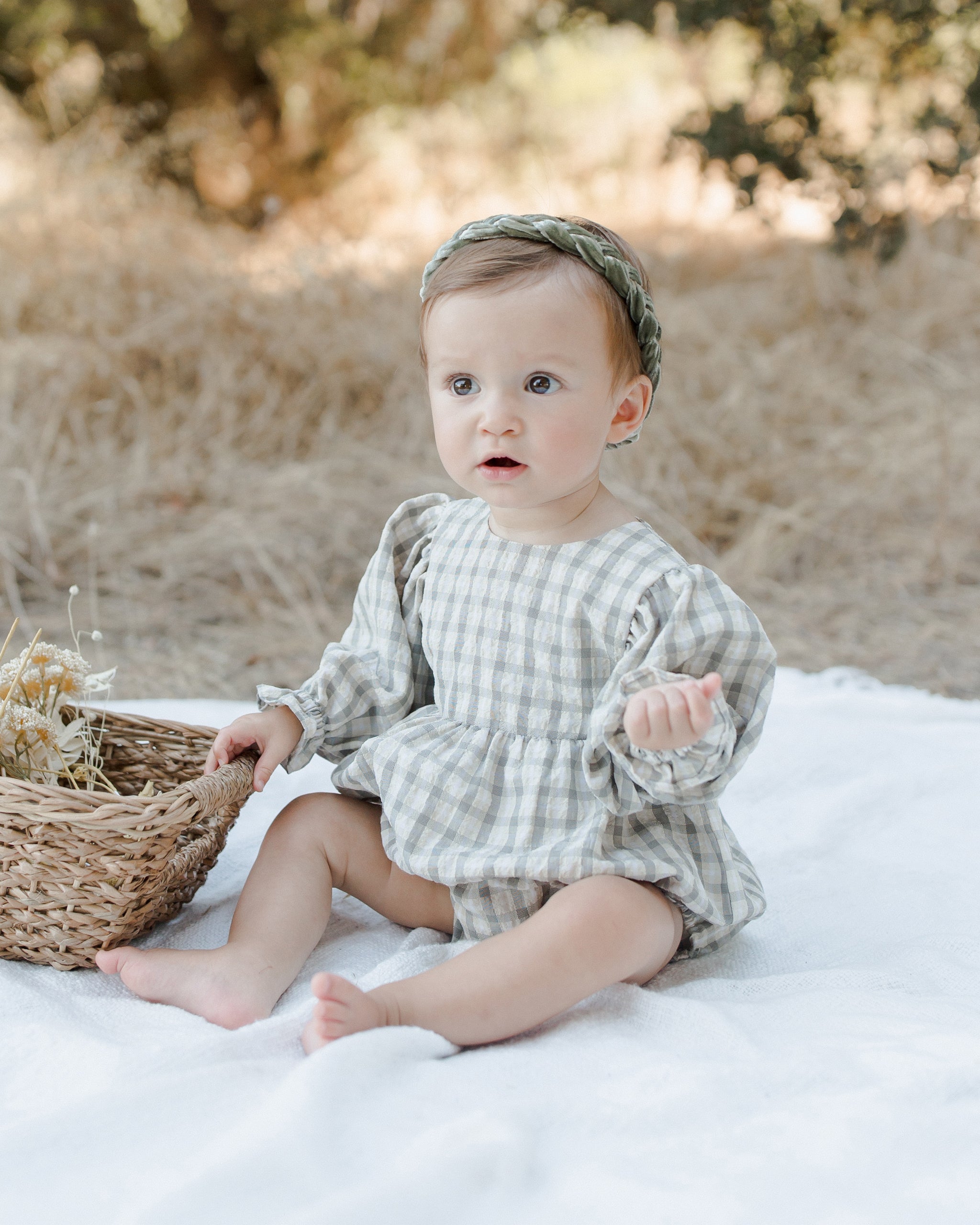 Luna Romper || Autumn Plaid - Rylee + Cru | Kids Clothes | Trendy Baby Clothes | Modern Infant Outfits |