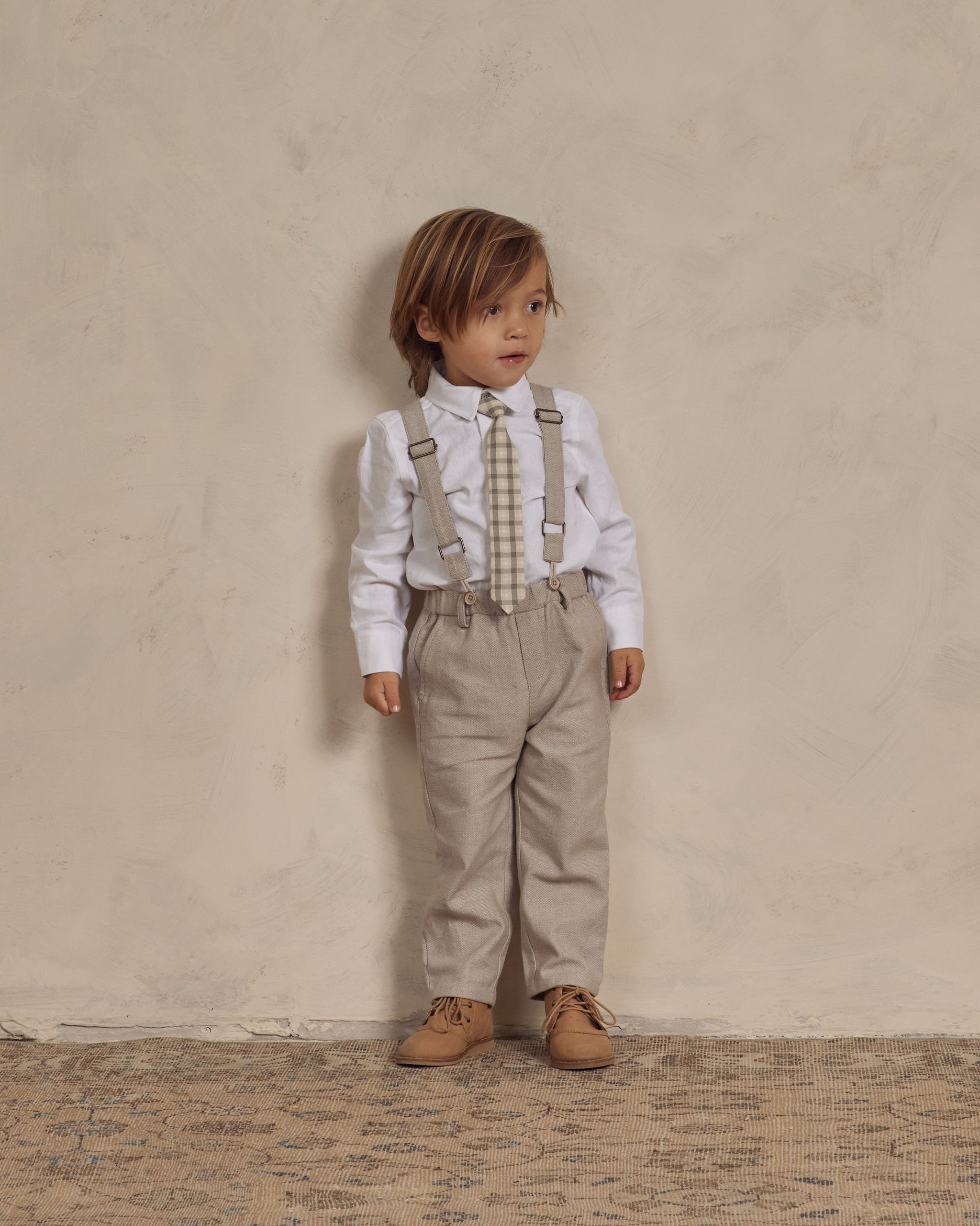 Suspender Pant || Fog - Rylee + Cru | Kids Clothes | Trendy Baby Clothes | Modern Infant Outfits |