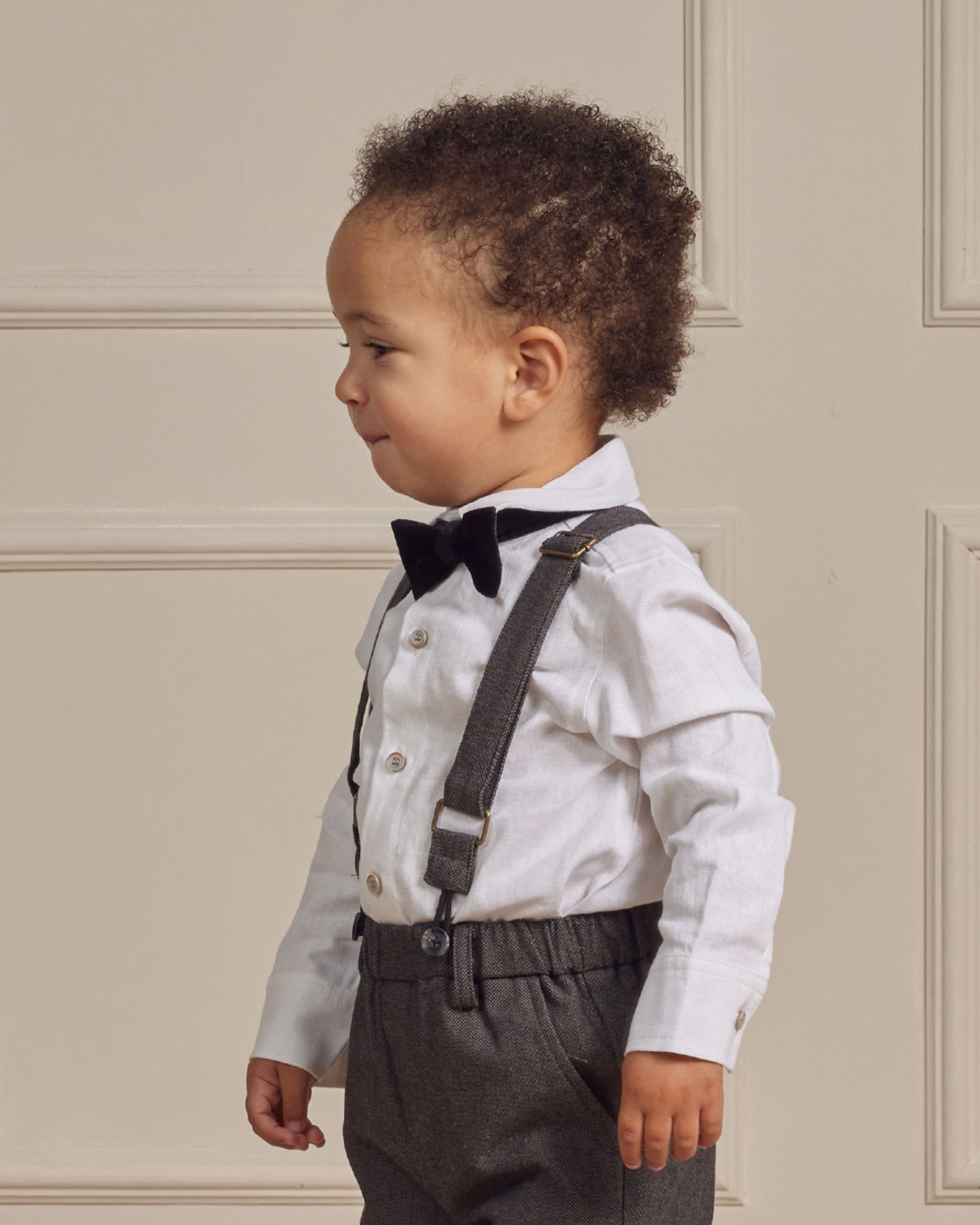Suspender Pant || Black - Rylee + Cru | Kids Clothes | Trendy Baby Clothes | Modern Infant Outfits |