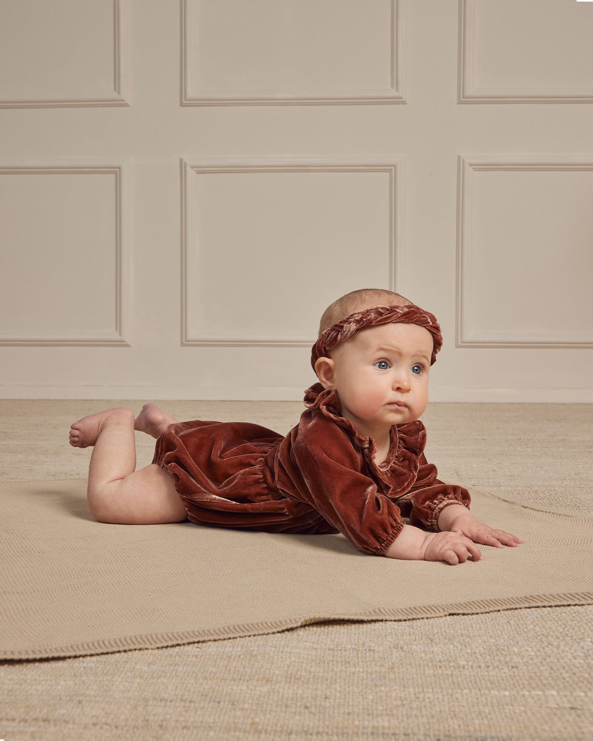 Adeline Romper || Berry - Rylee + Cru | Kids Clothes | Trendy Baby Clothes | Modern Infant Outfits |