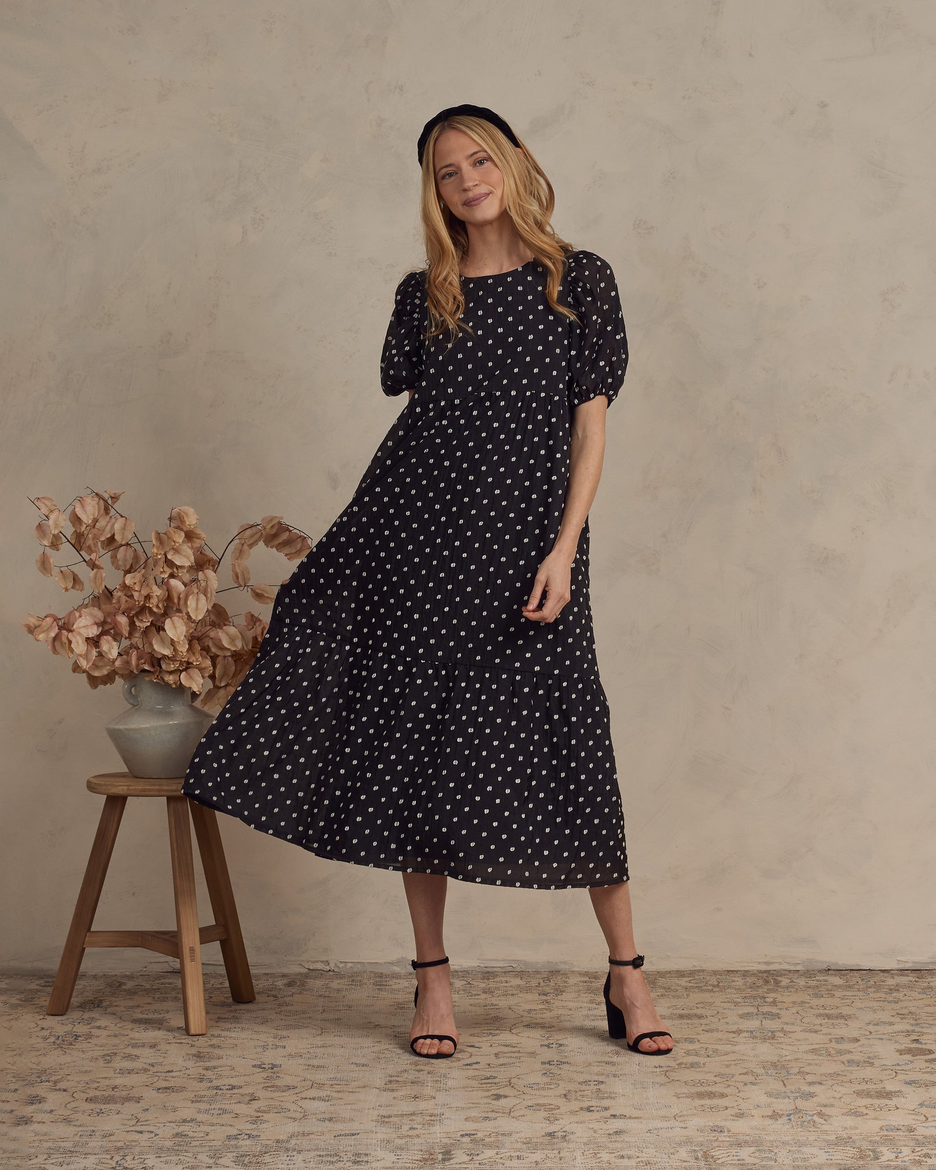 Cindy Dress Red Hearts | Noralee main image 1