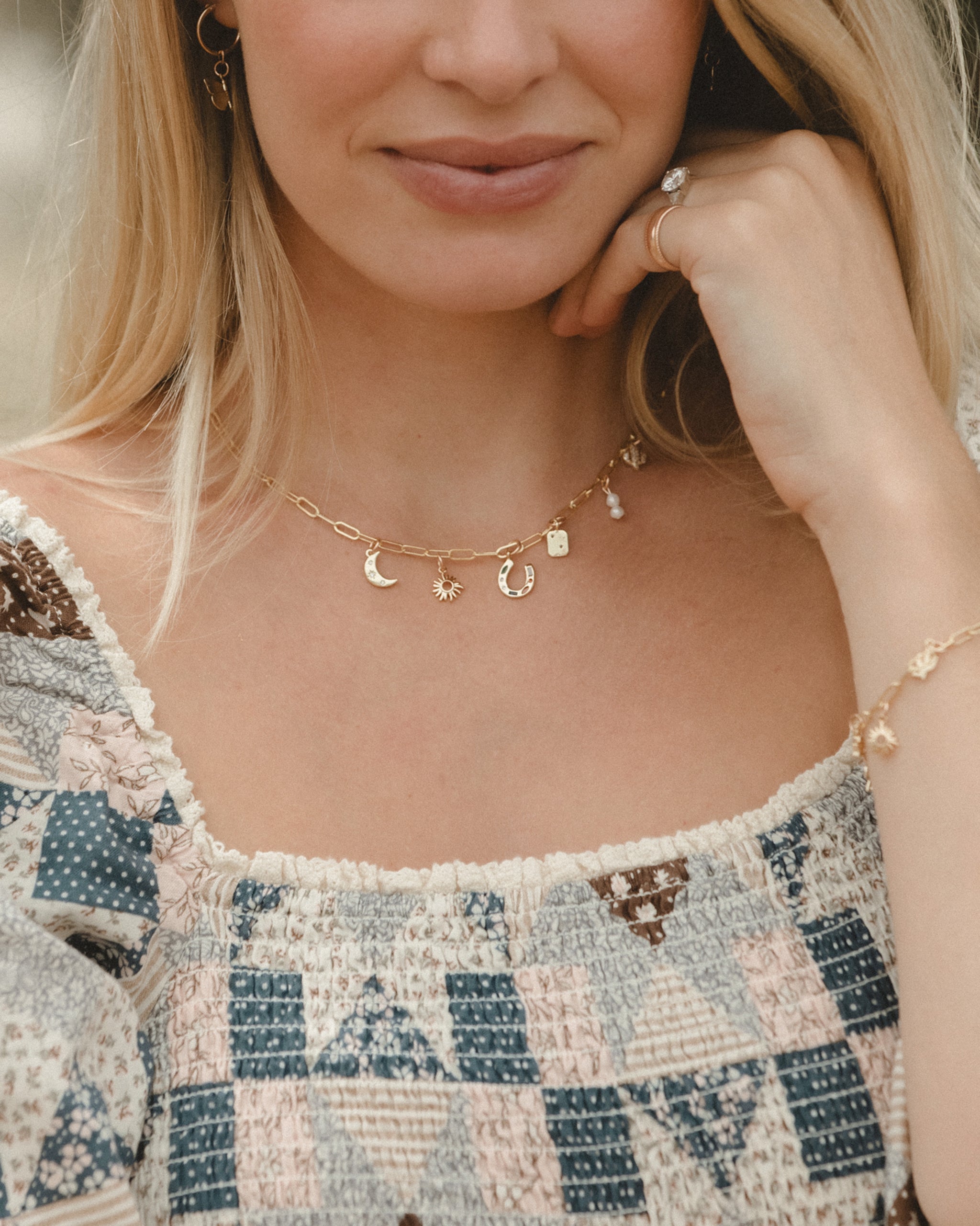 Charm Necklace || Desert Sun