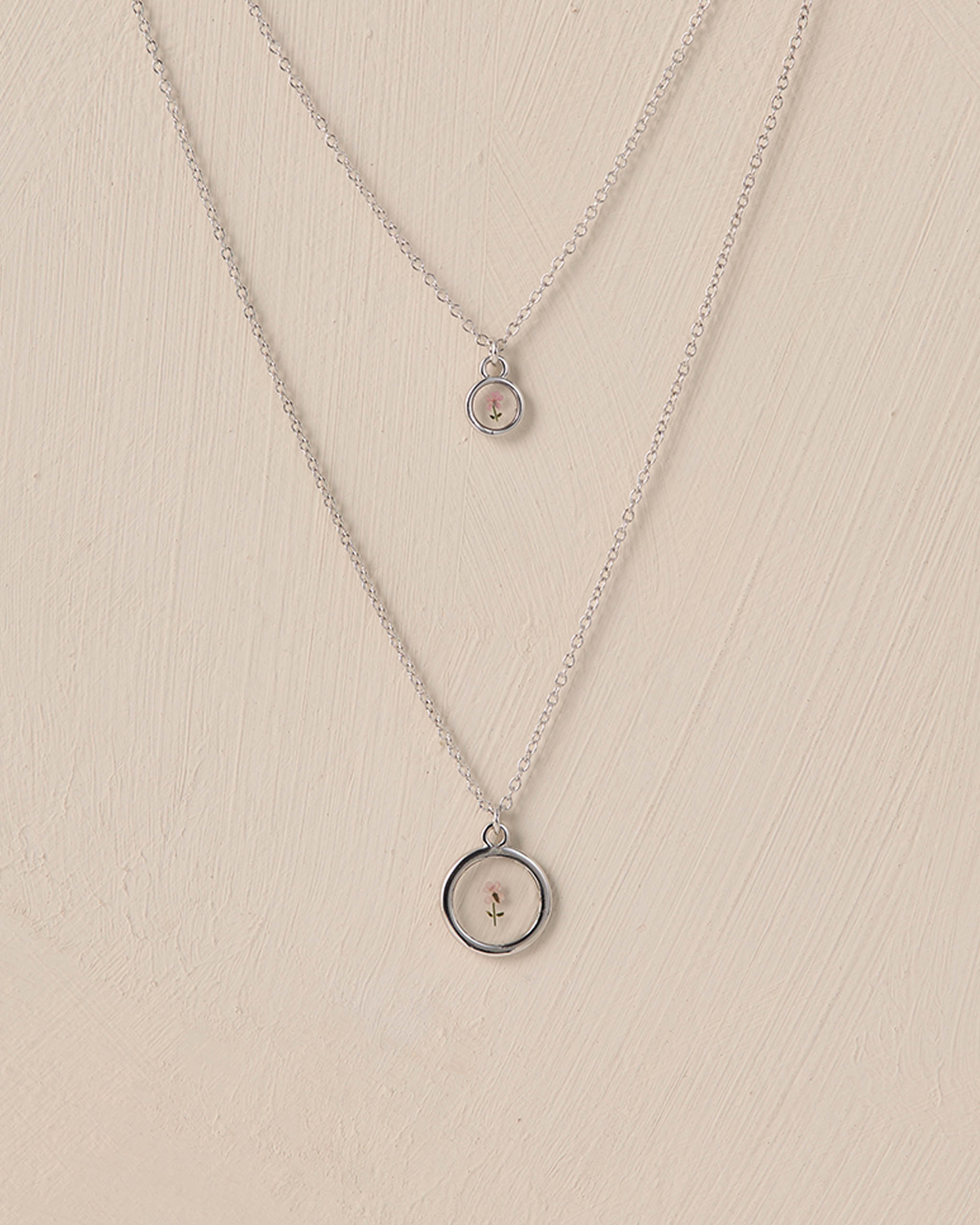 Petal Garden Necklace Mama + Mini Bundle White Gold - Rylee + Cru | Kids Clothes | Trendy Baby Clothes | Modern Infant Outfits |