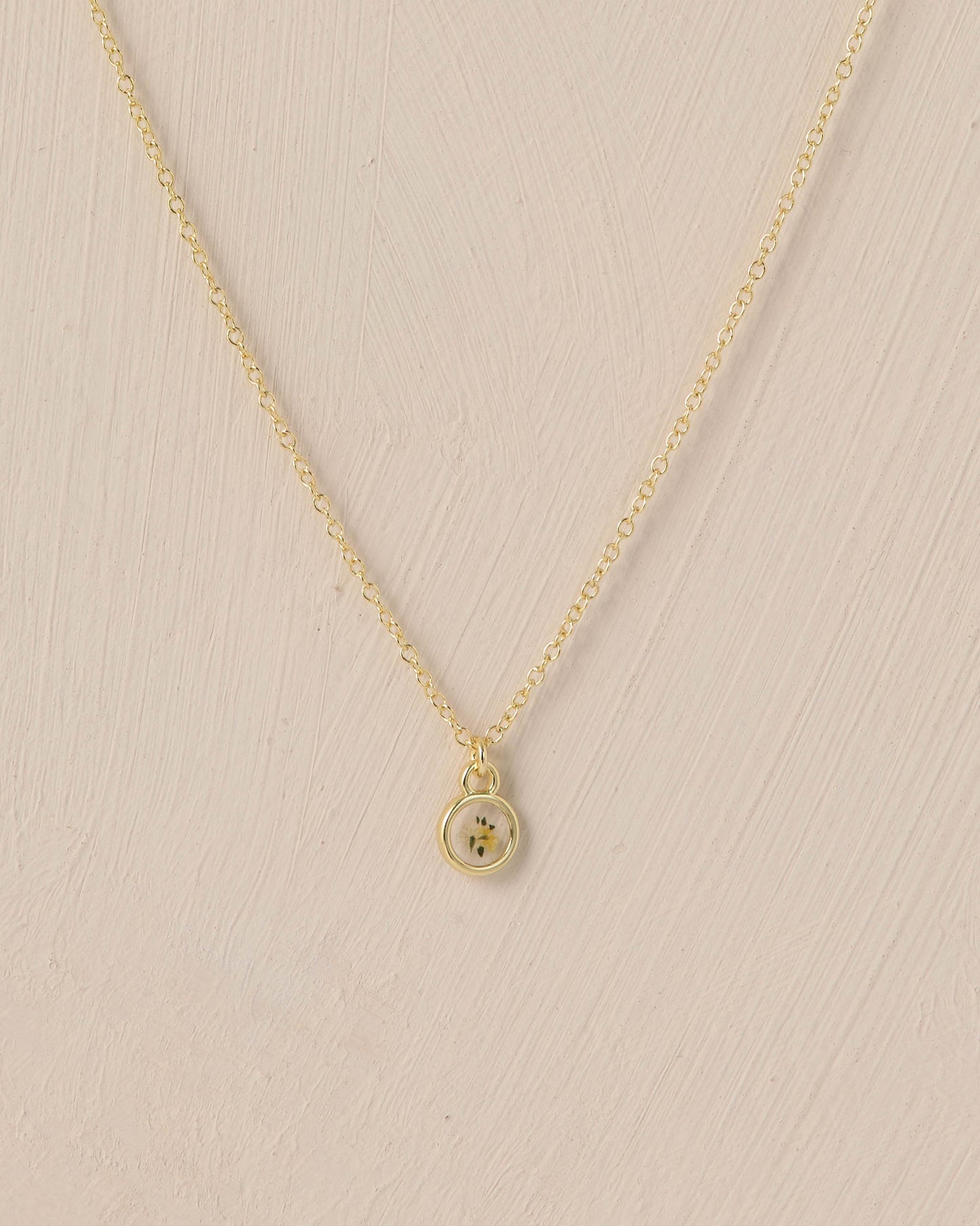 Lemon Meadow Necklace Mini Yellow Gold - Rylee + Cru | Kids Clothes | Trendy Baby Clothes | Modern Infant Outfits |