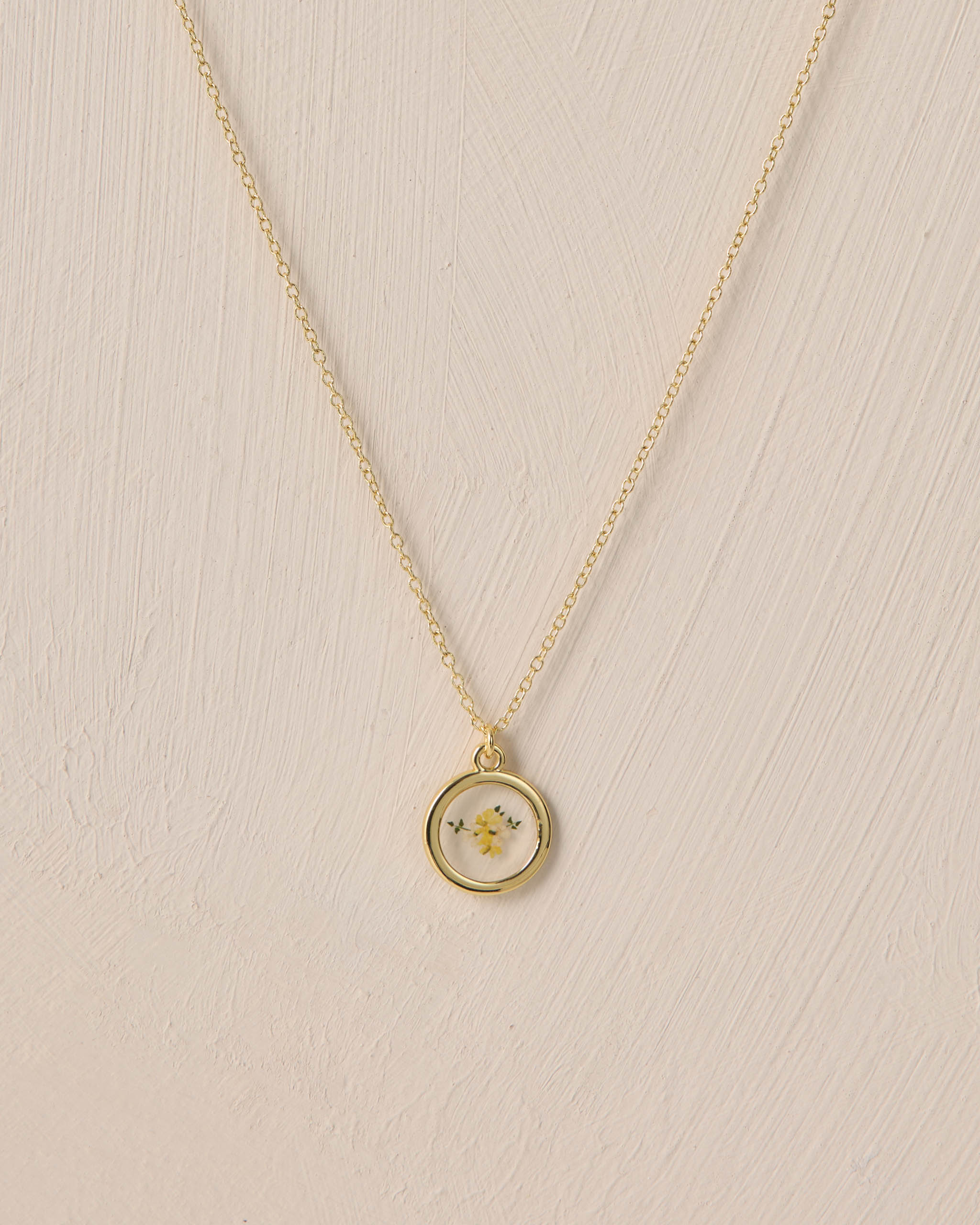Lemon Meadow Necklace Mama Yellow Gold - Rylee + Cru | Kids Clothes | Trendy Baby Clothes | Modern Infant Outfits |