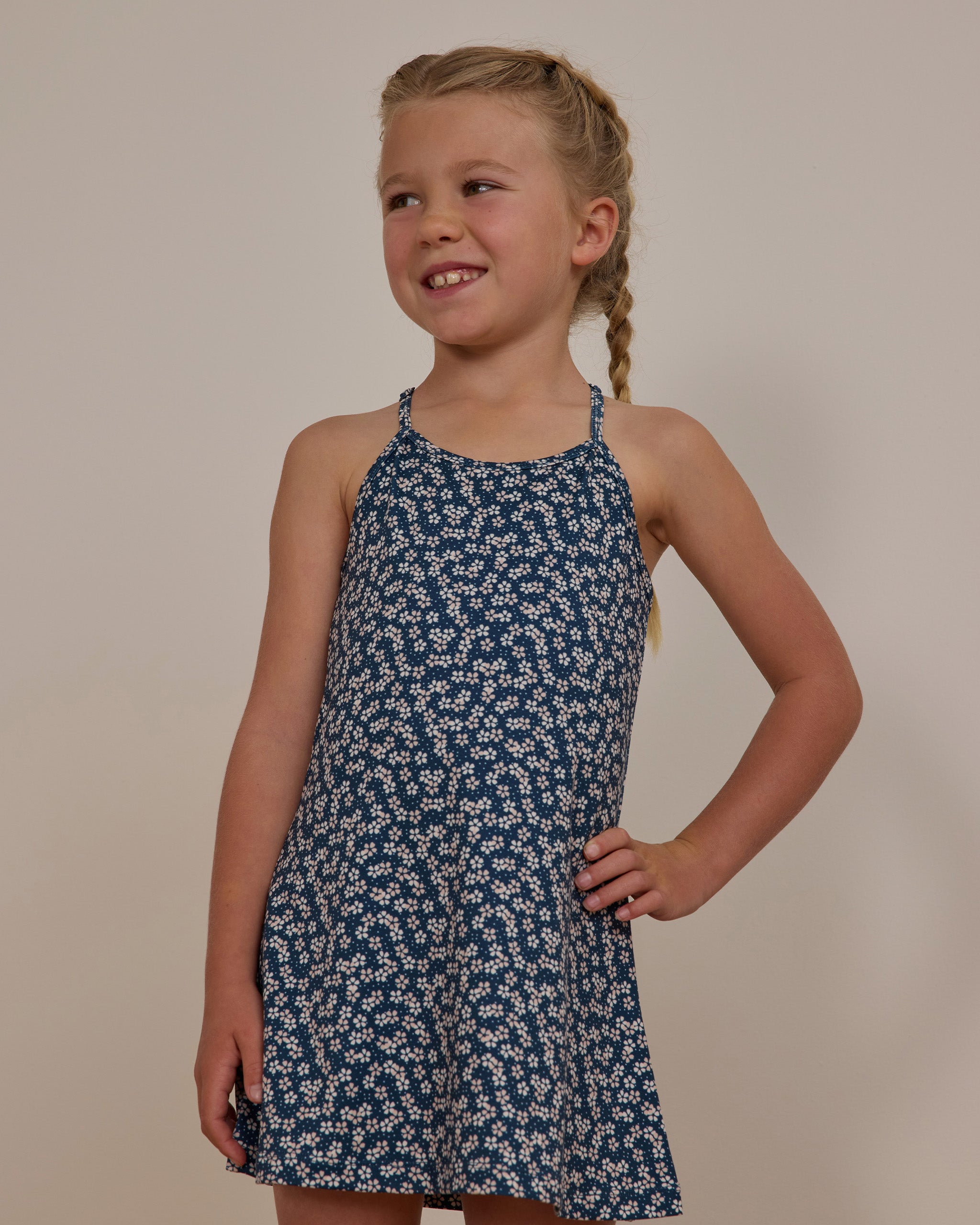 Loma Dress | Blue Floral