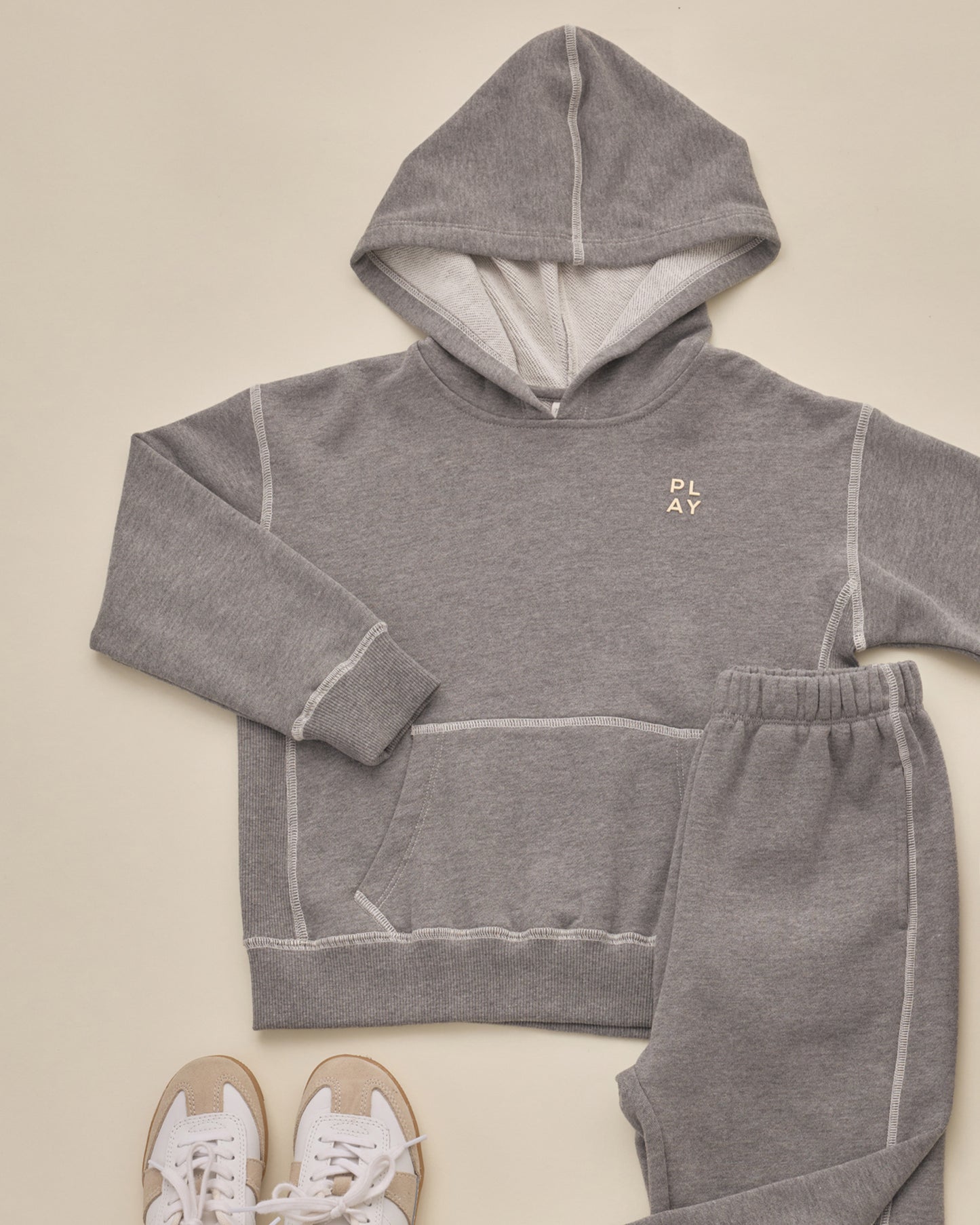Coast Hoodie Dark Heathered Grey