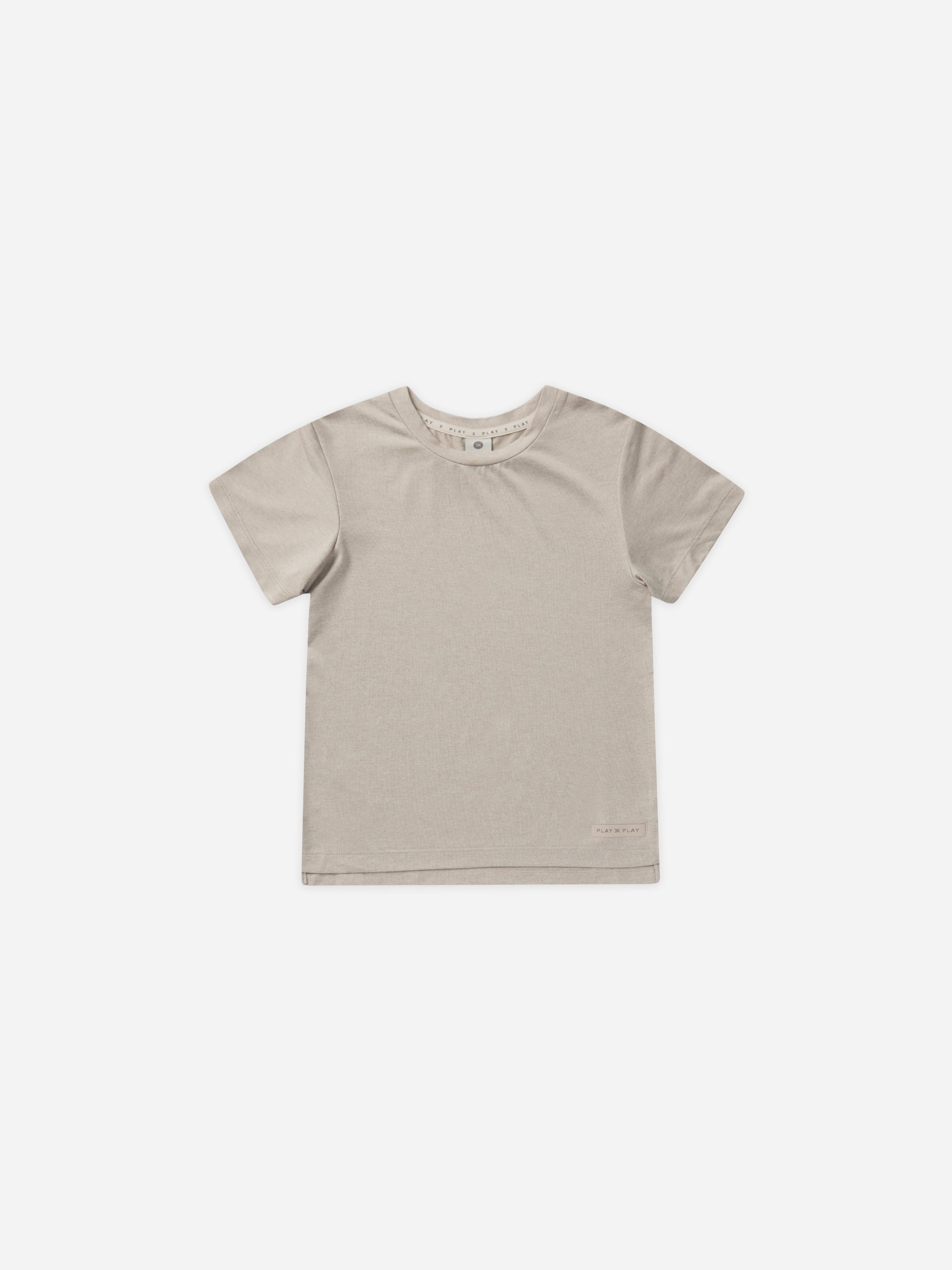 Cove Essential Tee || Heathered Dove - Rylee + Cru | Kids Clothes | Trendy Baby Clothes | Modern Infant Outfits |