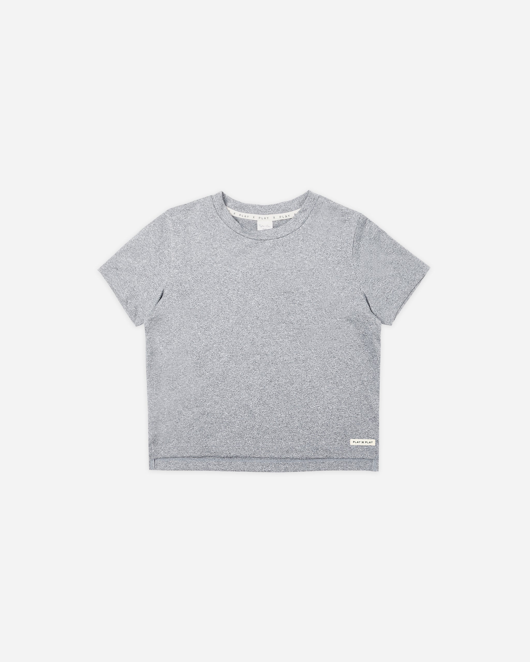 Cove Essential Tee || Heathered Dusty Blue - Rylee + Cru | Kids Clothes | Trendy Baby Clothes | Modern Infant Outfits |