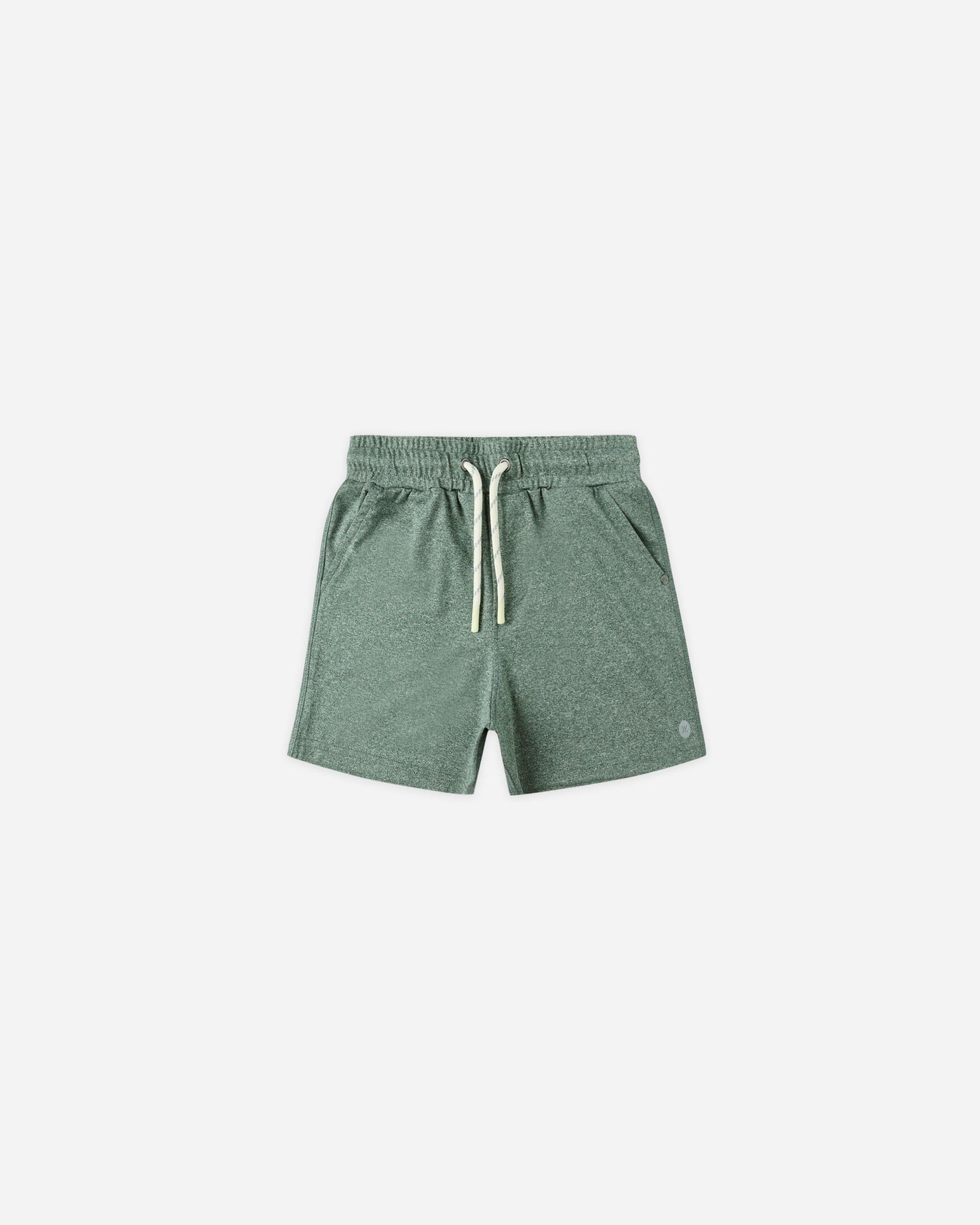 Oceanside Tech Short || Heathered Green - Rylee + Cru | Kids Clothes | Trendy Baby Clothes | Modern Infant Outfits |