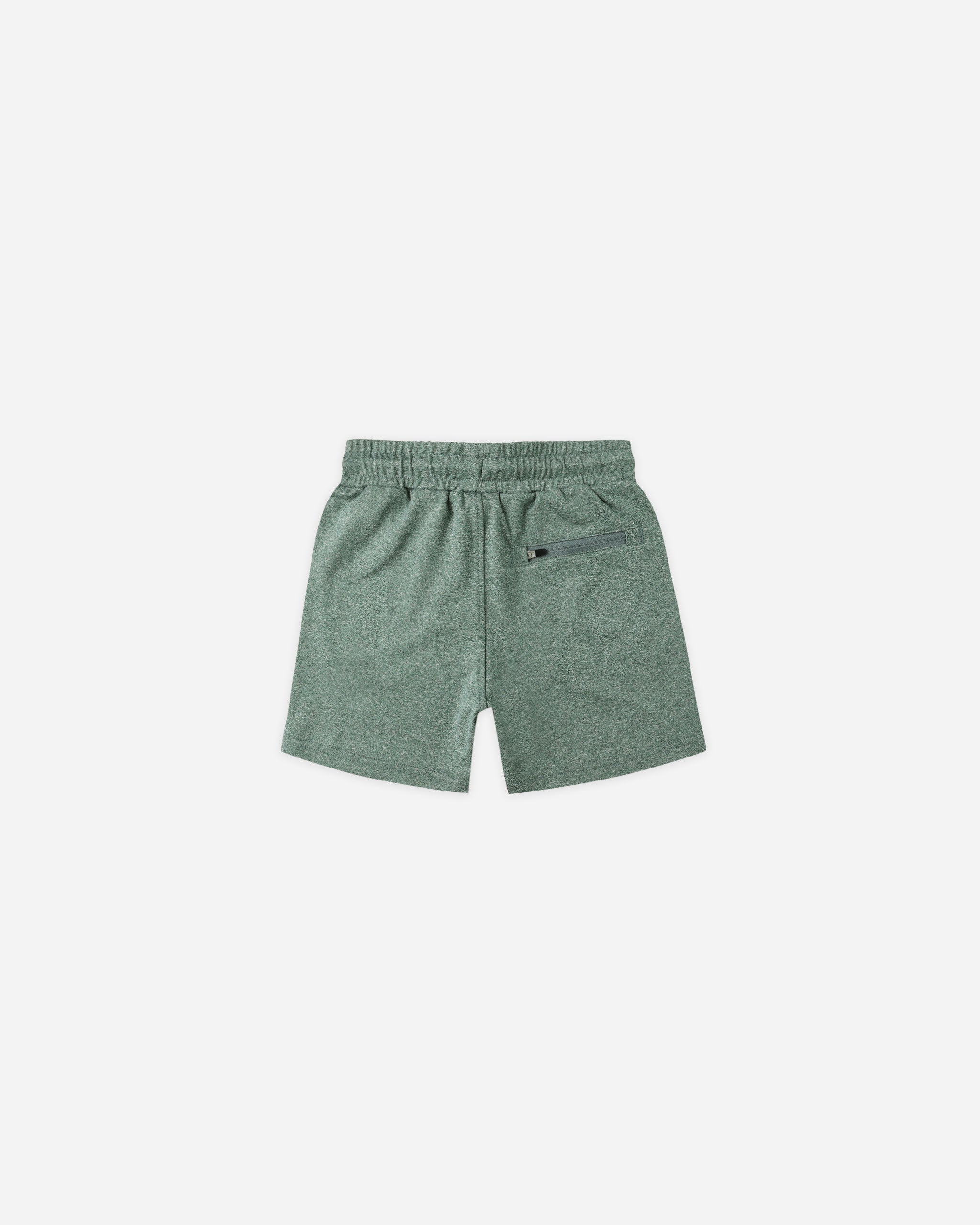 Oceanside Tech Short || Heathered Green - Rylee + Cru | Kids Clothes | Trendy Baby Clothes | Modern Infant Outfits |
