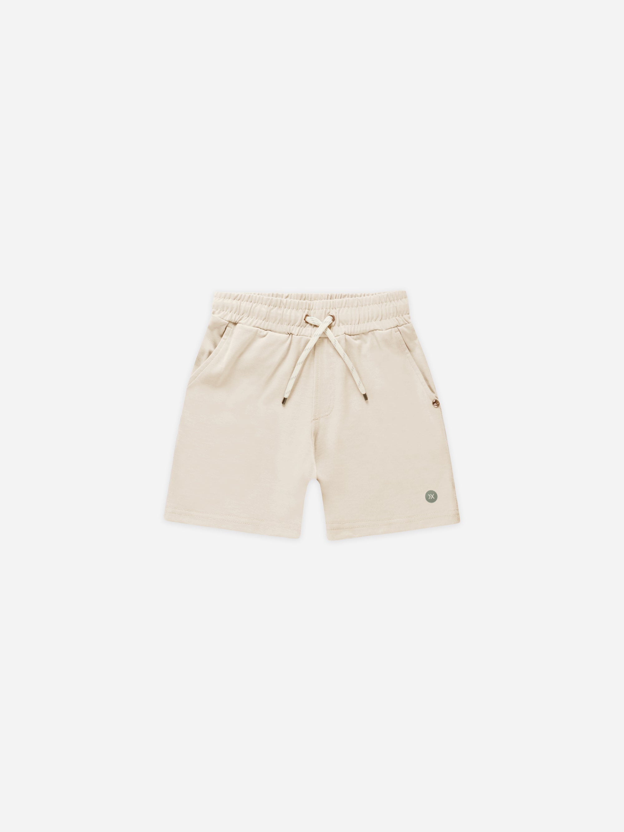 Oceanside Tech Short || Stone - Rylee + Cru | Kids Clothes | Trendy Baby Clothes | Modern Infant Outfits |