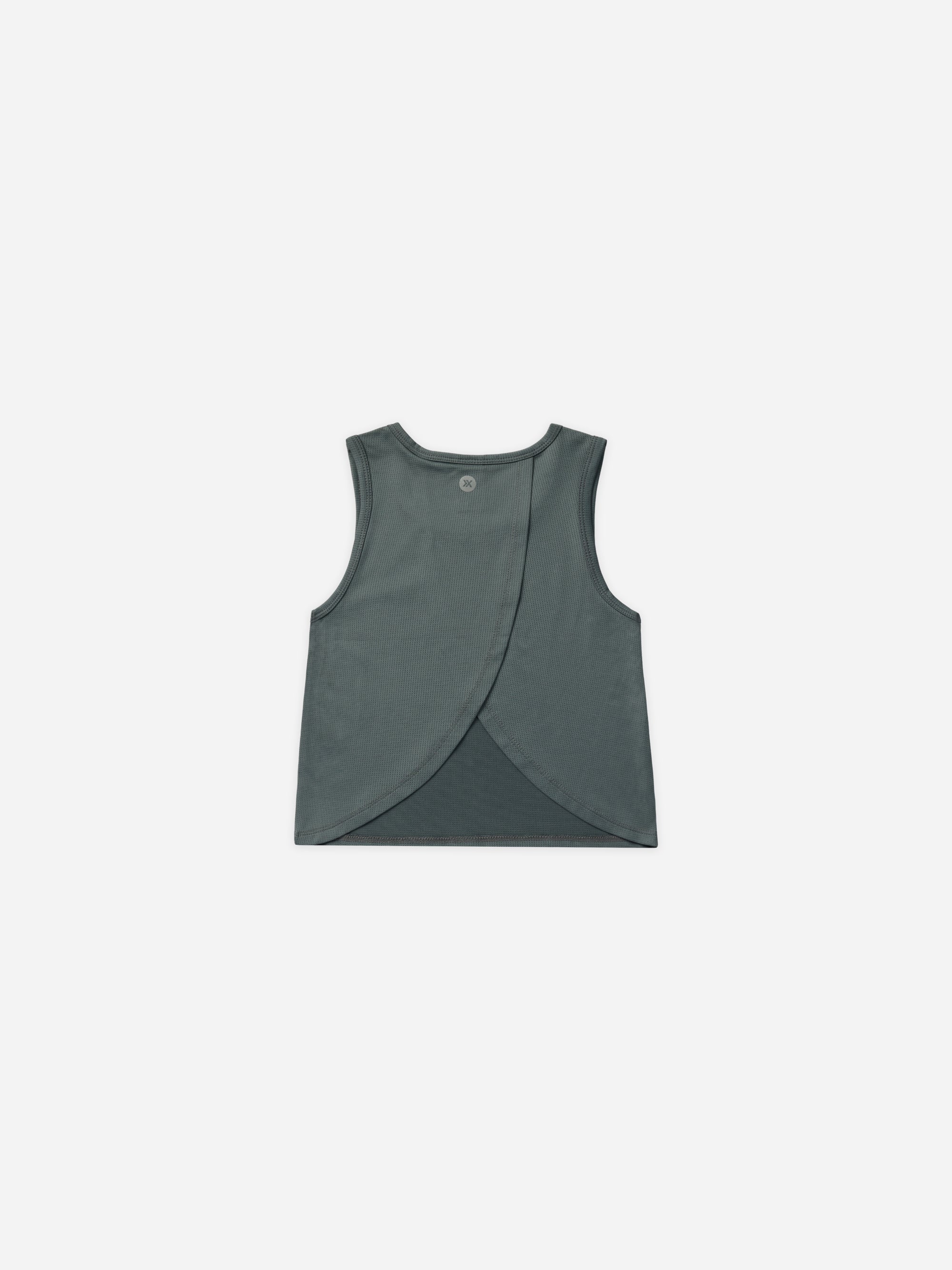 Tulip-Back Tech Tank || Indigo - Rylee + Cru | Kids Clothes | Trendy Baby Clothes | Modern Infant Outfits |