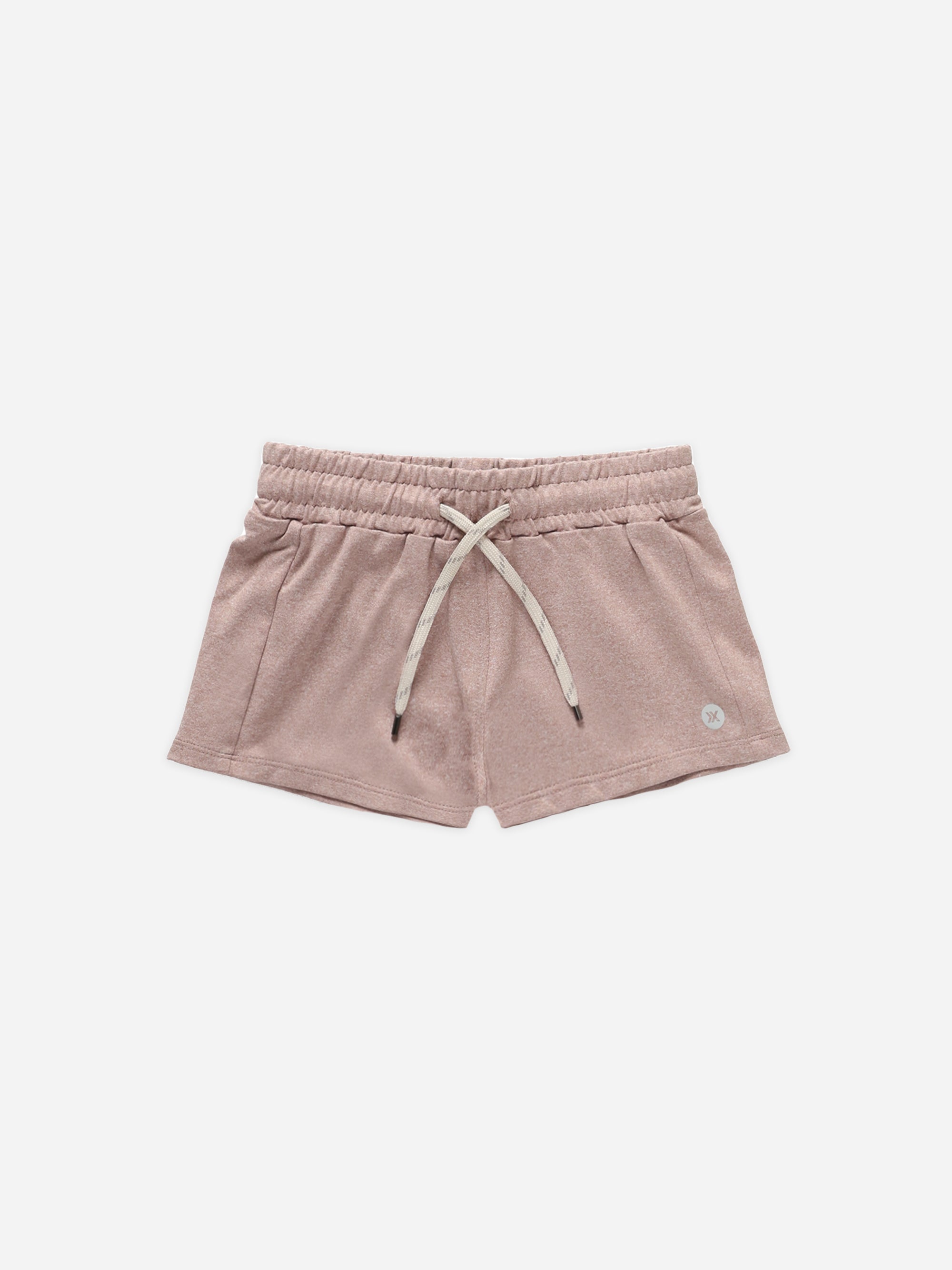 Laguna Tech Short || Heathered Mauve - Rylee + Cru | Kids Clothes | Trendy Baby Clothes | Modern Infant Outfits |