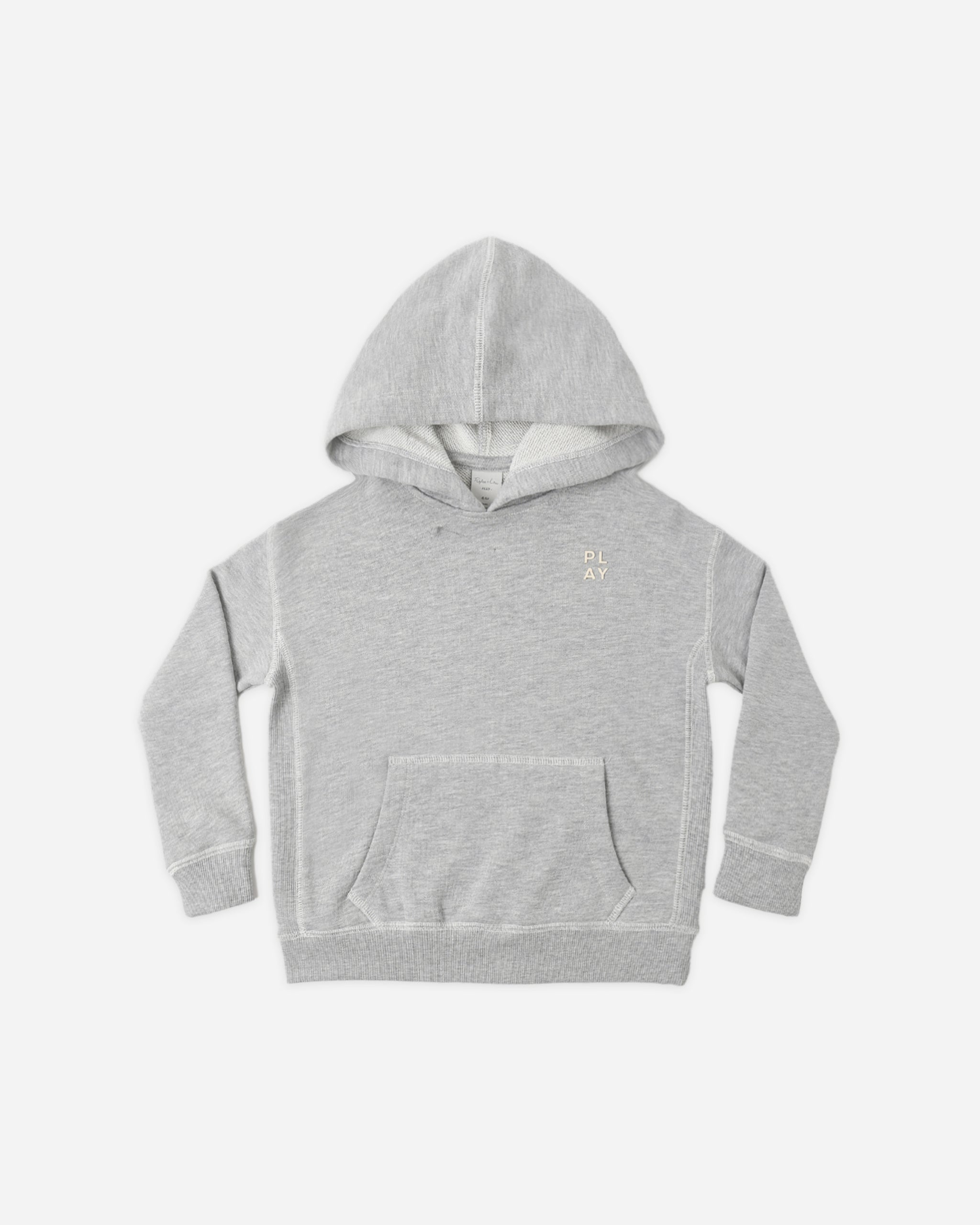 Coast Hoodie Heathered Grey - Rylee + Cru | Kids Clothes | Trendy Baby Clothes | Modern Infant Outfits |