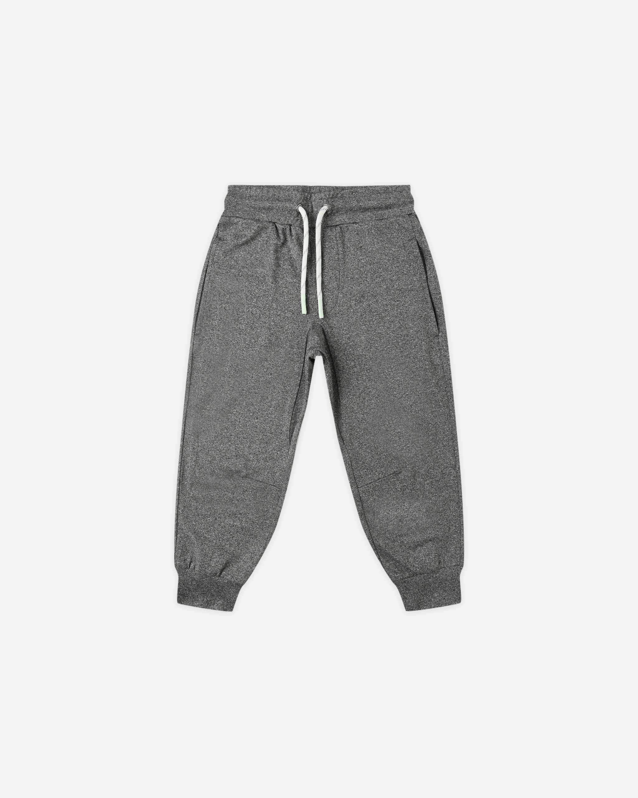 Century Tech Jogger || Heathered Black - Rylee + Cru | Kids Clothes | Trendy Baby Clothes | Modern Infant Outfits |