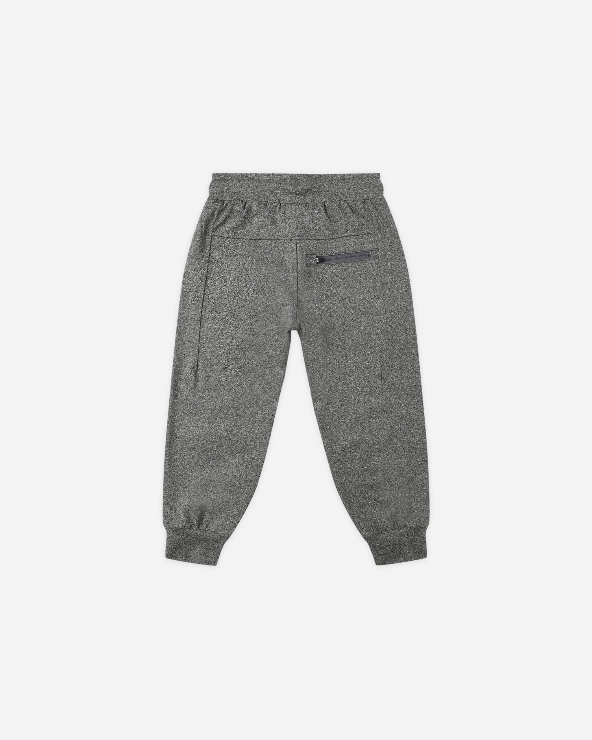 Century Tech Jogger || Heathered Black - Rylee + Cru | Kids Clothes | Trendy Baby Clothes | Modern Infant Outfits |