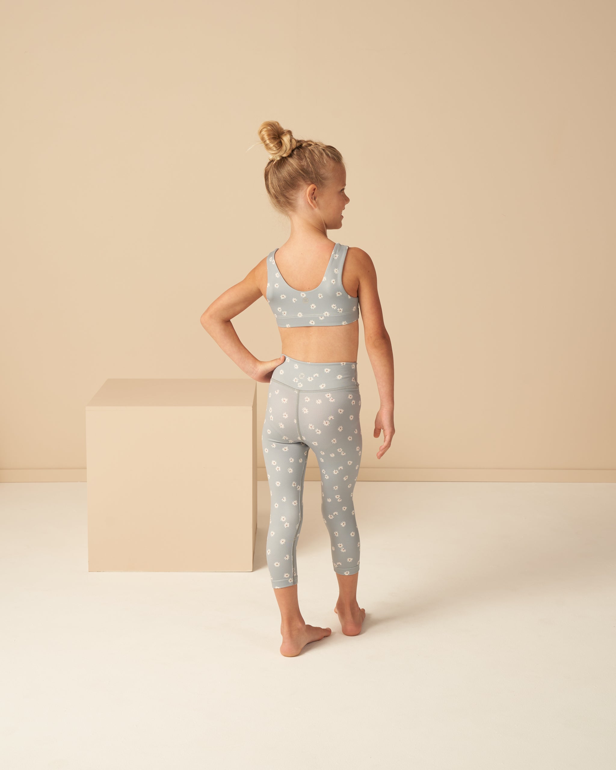 Criss Cross Legging || Blue Daisy - Rylee + Cru | Kids Clothes | Trendy Baby Clothes | Modern Infant Outfits |