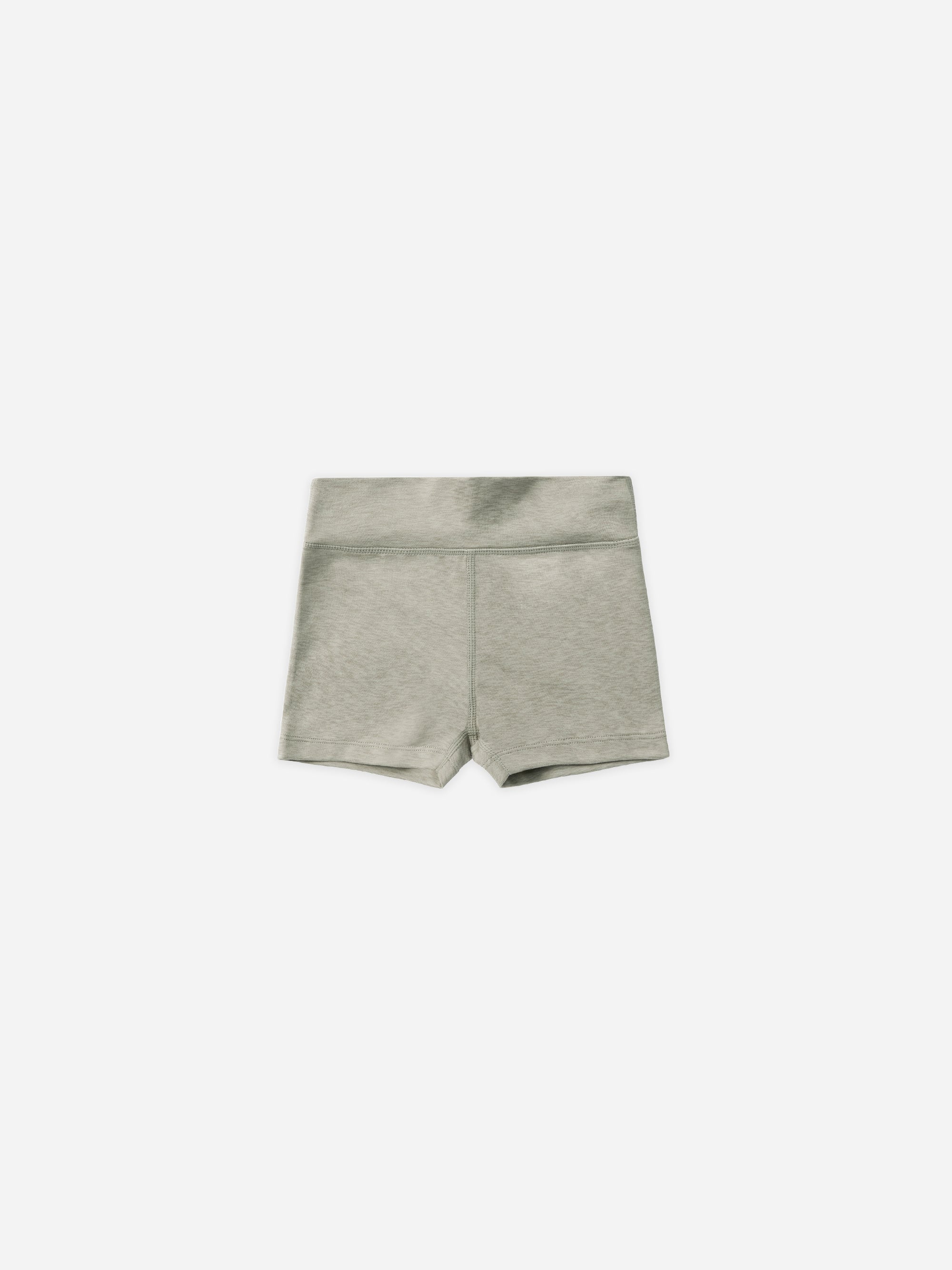 Shortie Short || Heathered Sage - Rylee + Cru | Kids Clothes | Trendy Baby Clothes | Modern Infant Outfits |