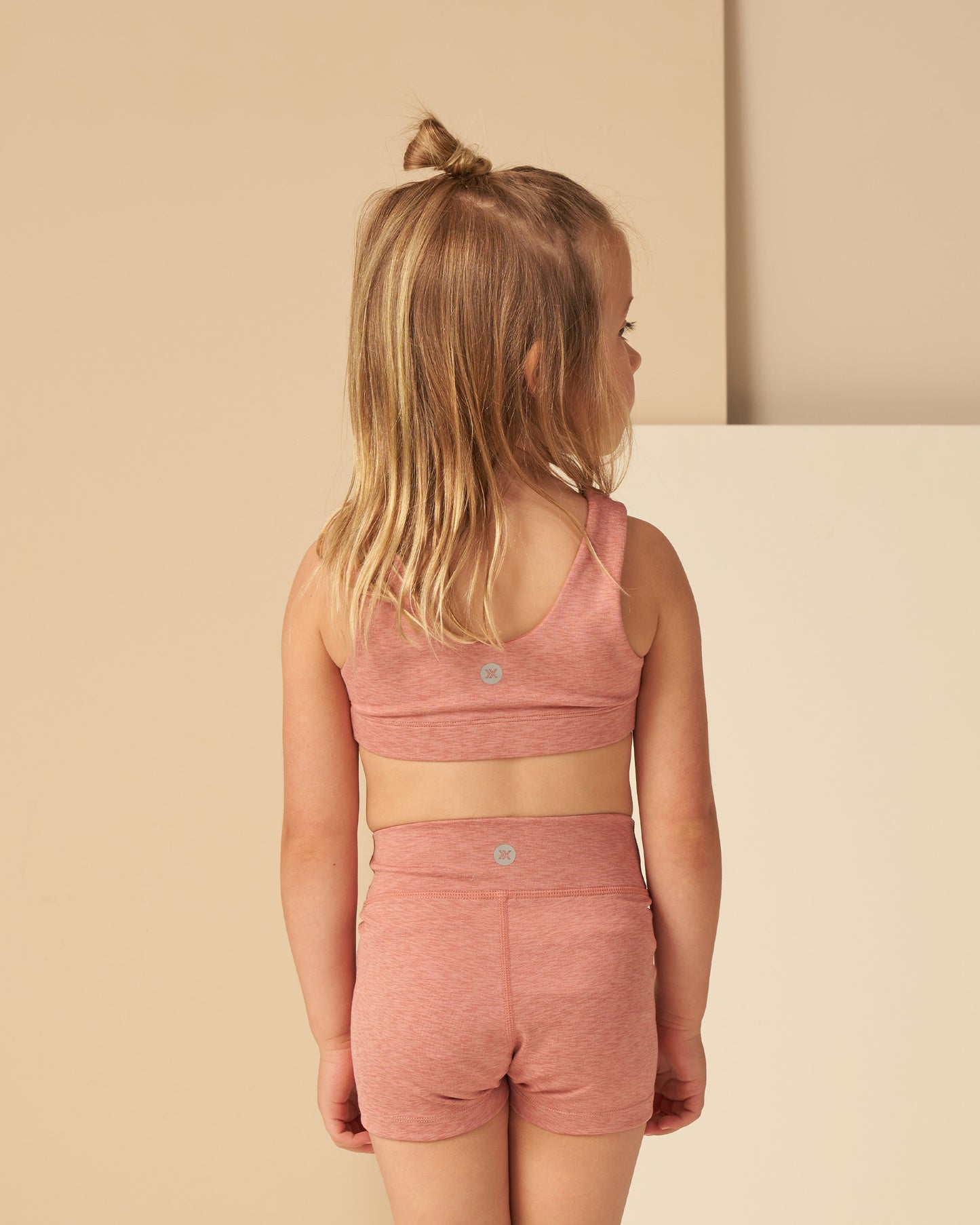 Longline Bra || Heathered Lipstick - Rylee + Cru | Kids Clothes | Trendy Baby Clothes | Modern Infant Outfits |