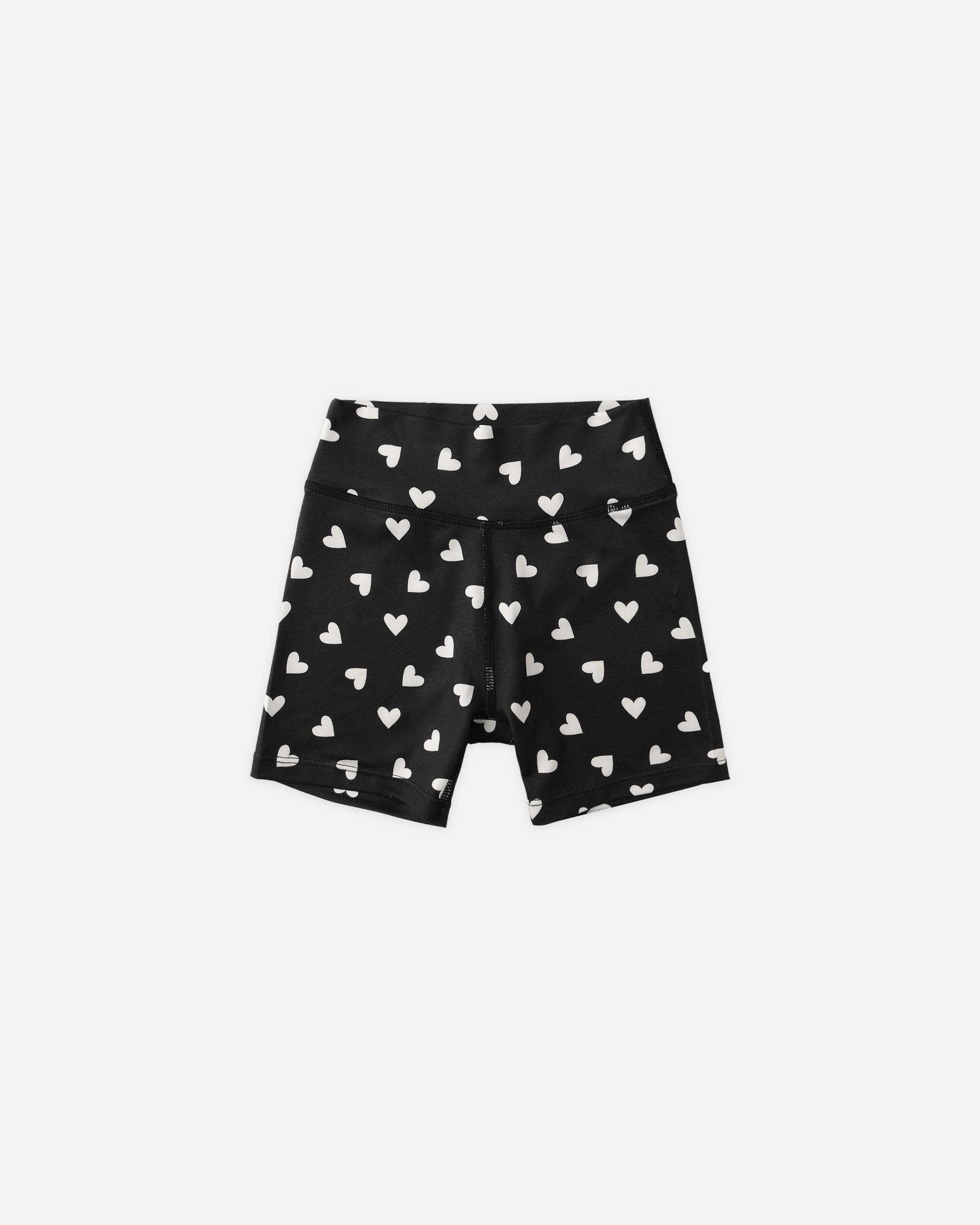 Bike Short || Hearts - Rylee + Cru | Kids Clothes | Trendy Baby Clothes | Modern Infant Outfits |