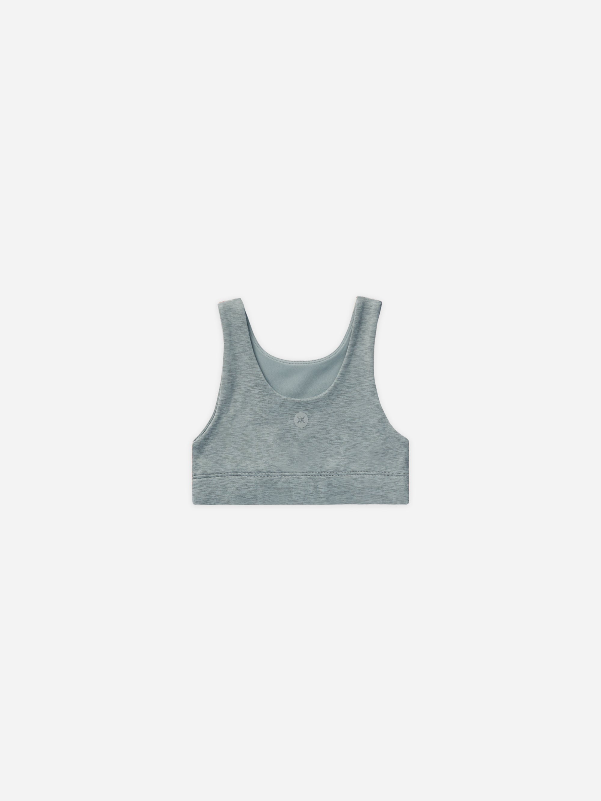 Swift Sports Bra || Heathered Indigo - Rylee + Cru | Kids Clothes | Trendy Baby Clothes | Modern Infant Outfits |