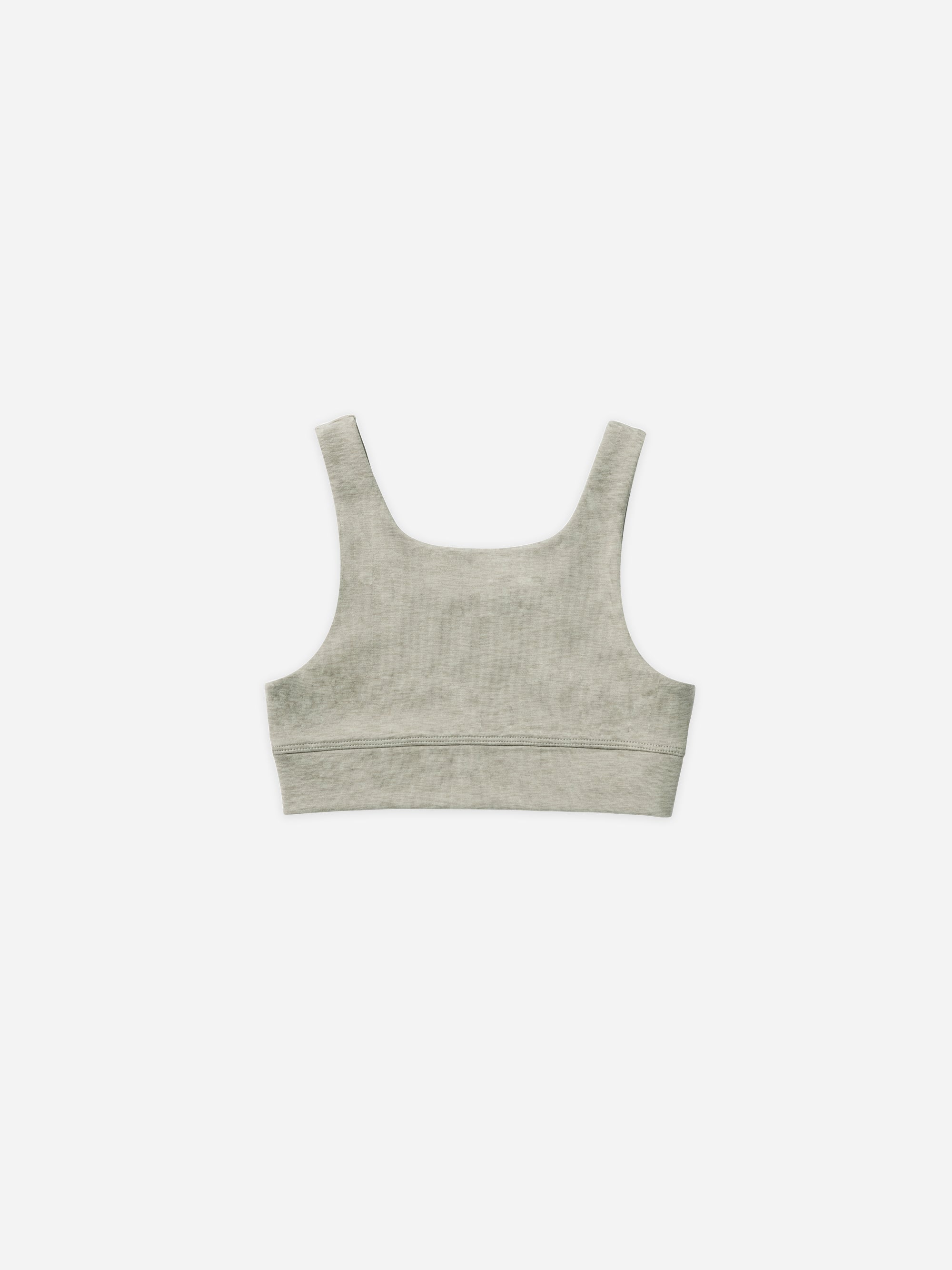Swift Sports Bra || Heathered Sage - Rylee + Cru | Kids Clothes | Trendy Baby Clothes | Modern Infant Outfits |