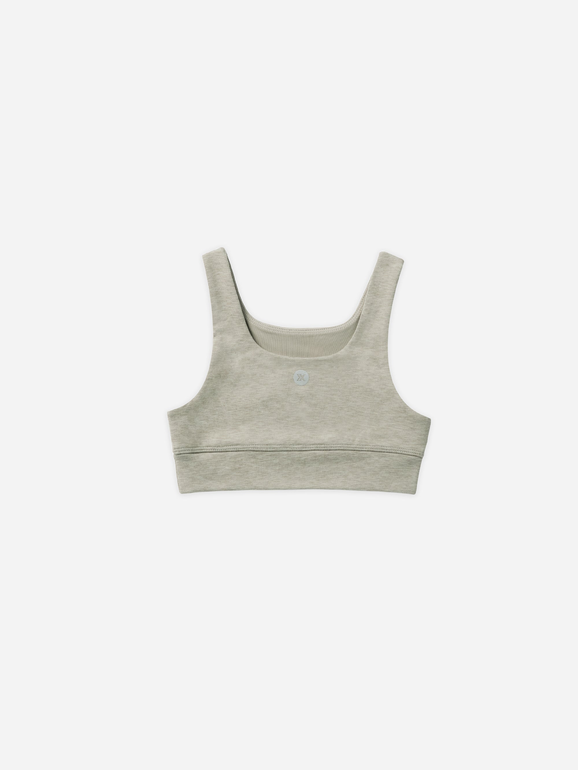 Swift Sports Bra || Heathered Sage - Rylee + Cru | Kids Clothes | Trendy Baby Clothes | Modern Infant Outfits |