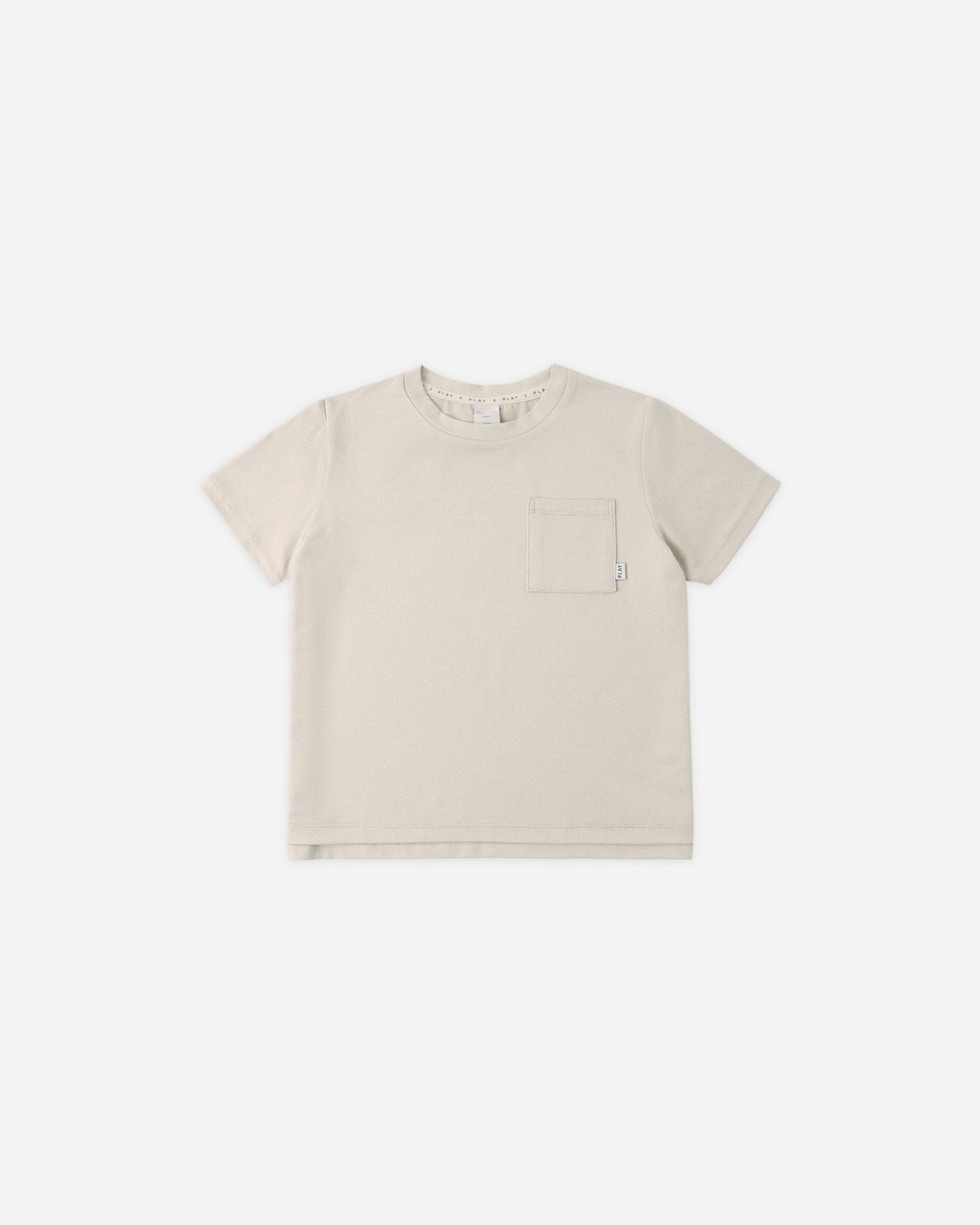 Cove Essential Pocket Tee Heathered Pebble - Rylee + Cru | Kids Clothes | Trendy Baby Clothes | Modern Infant Outfits |