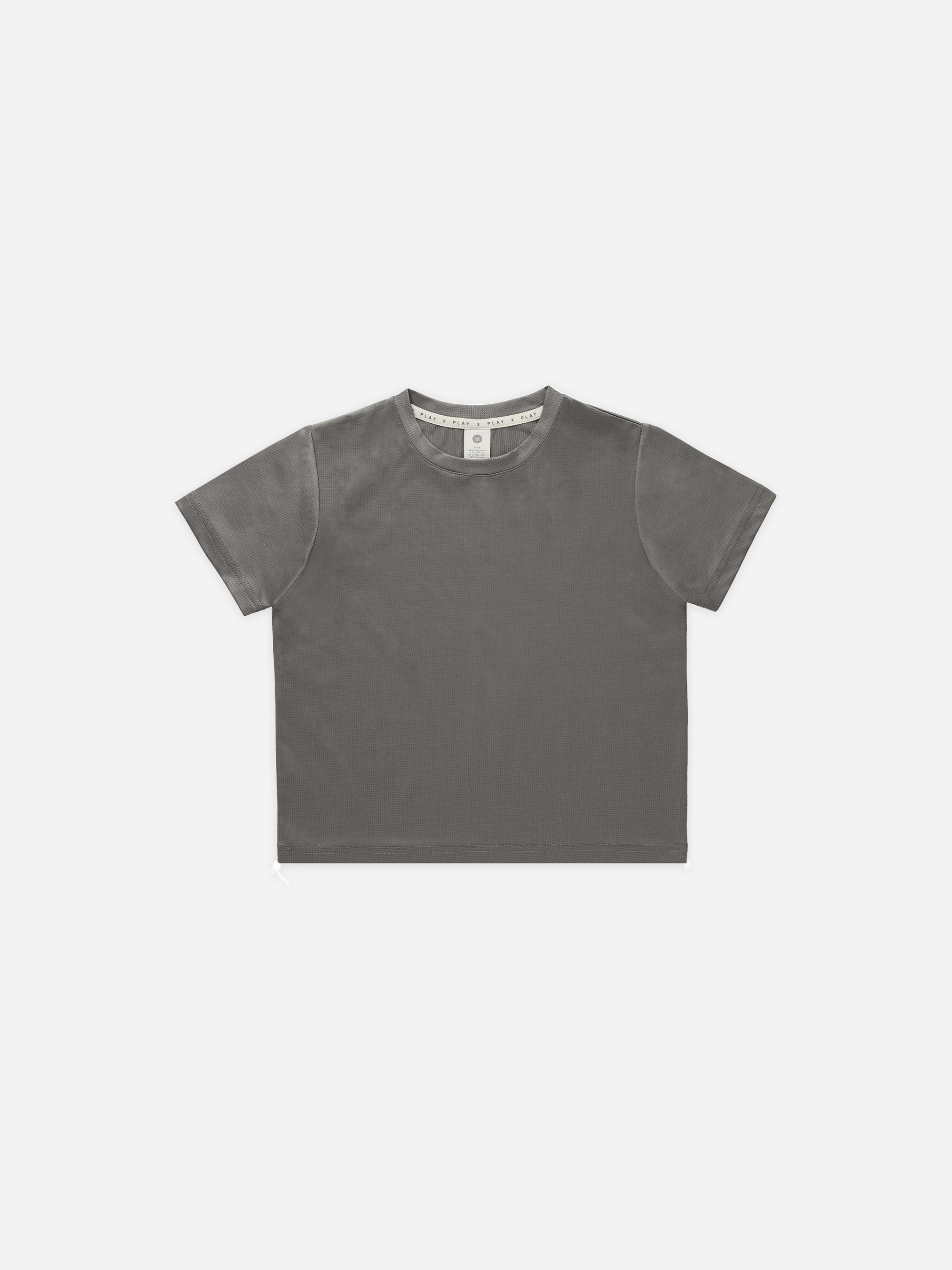 Training Tee || Grey - Rylee + Cru | Kids Clothes | Trendy Baby Clothes | Modern Infant Outfits |
