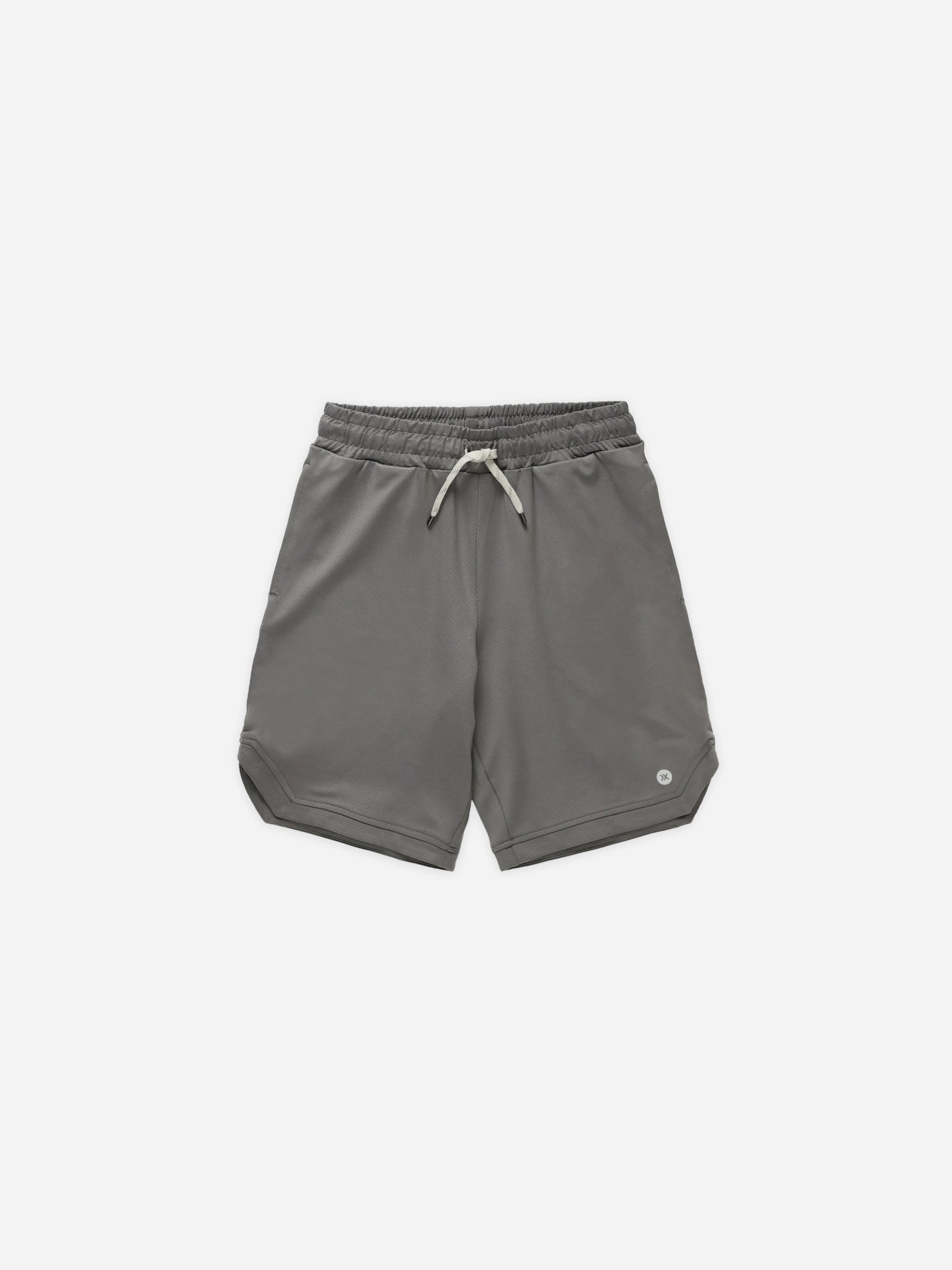 Basketball Short || Grey - Rylee + Cru | Kids Clothes | Trendy Baby Clothes | Modern Infant Outfits |