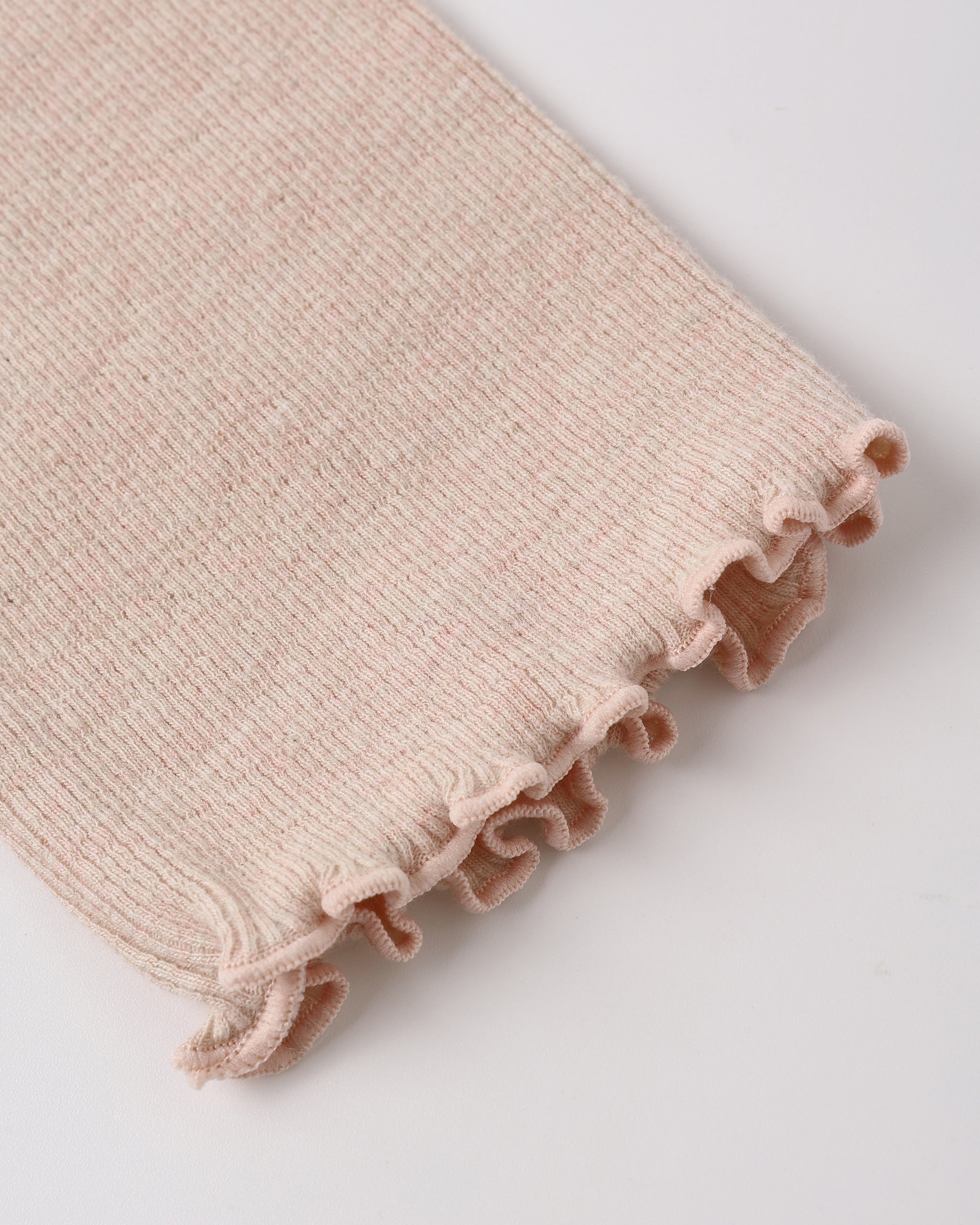 Ribbed Legging Set Flower Field, Heathered Blush