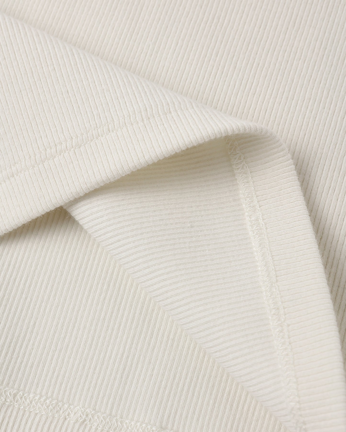 Ribbed Tank Set Ivory, Seafoam