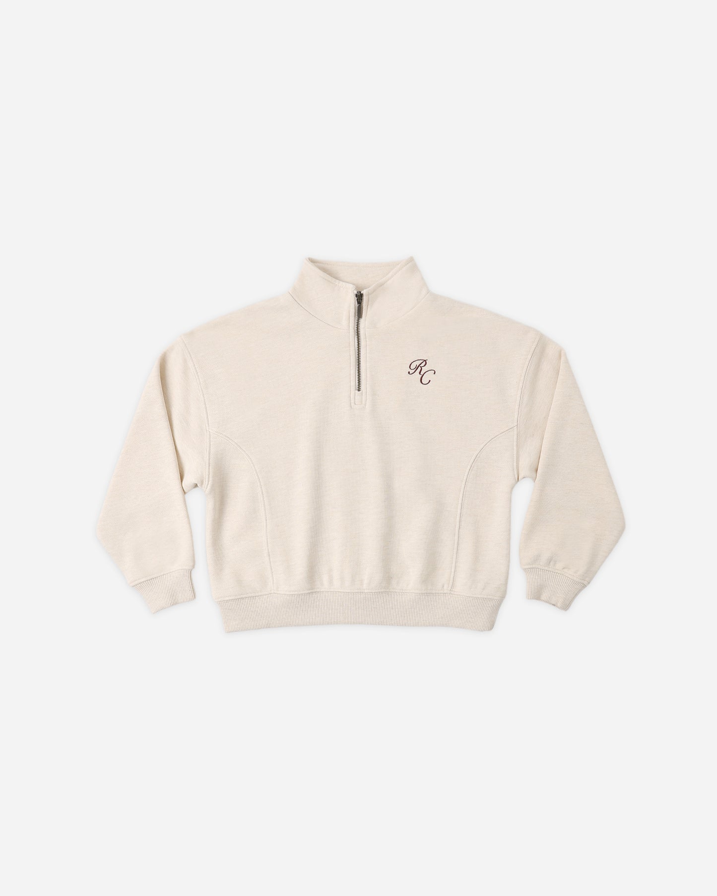 Half Zip Sweatshirt Shell Heathered