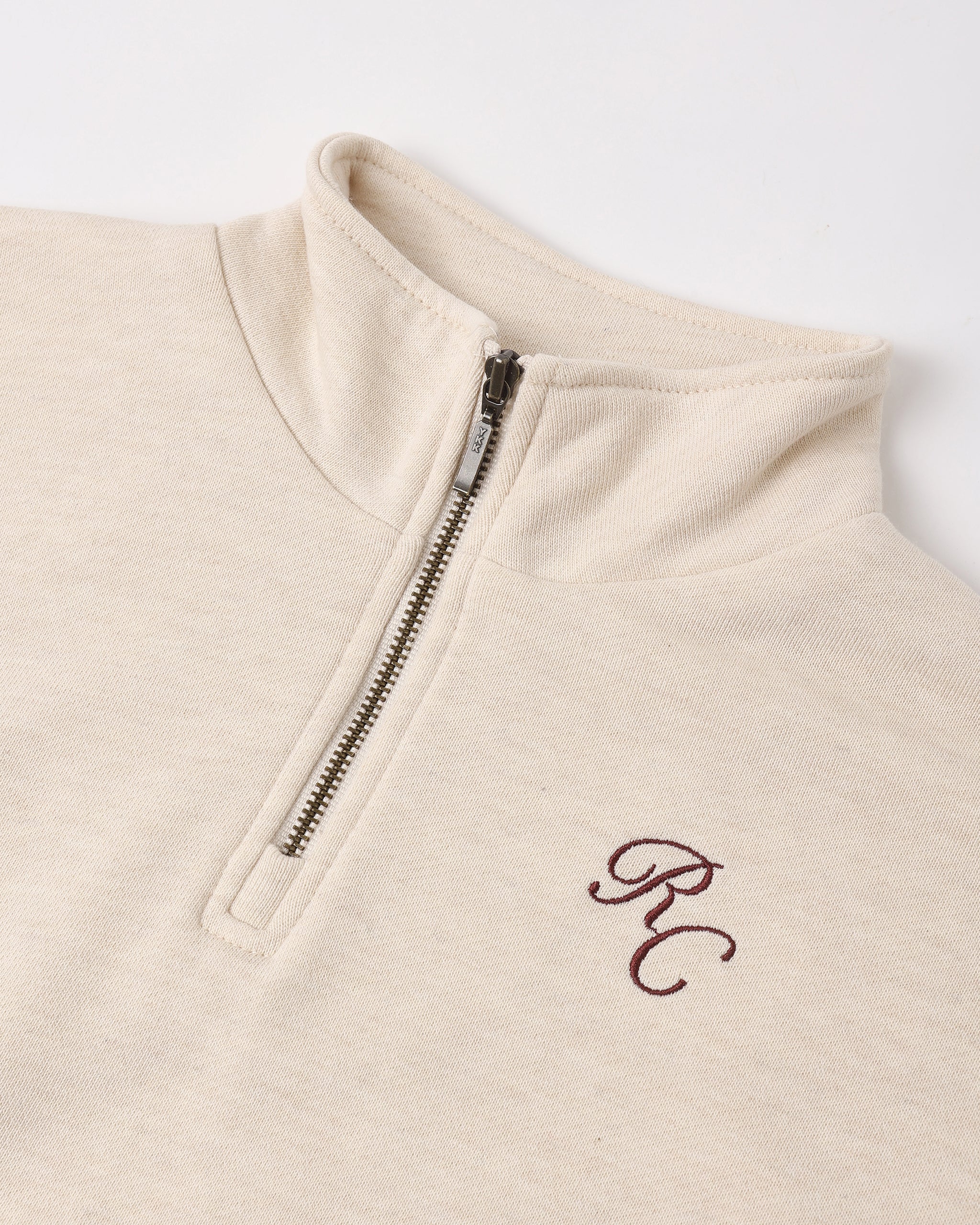 Half Zip Sweatshirt Shell Heathered