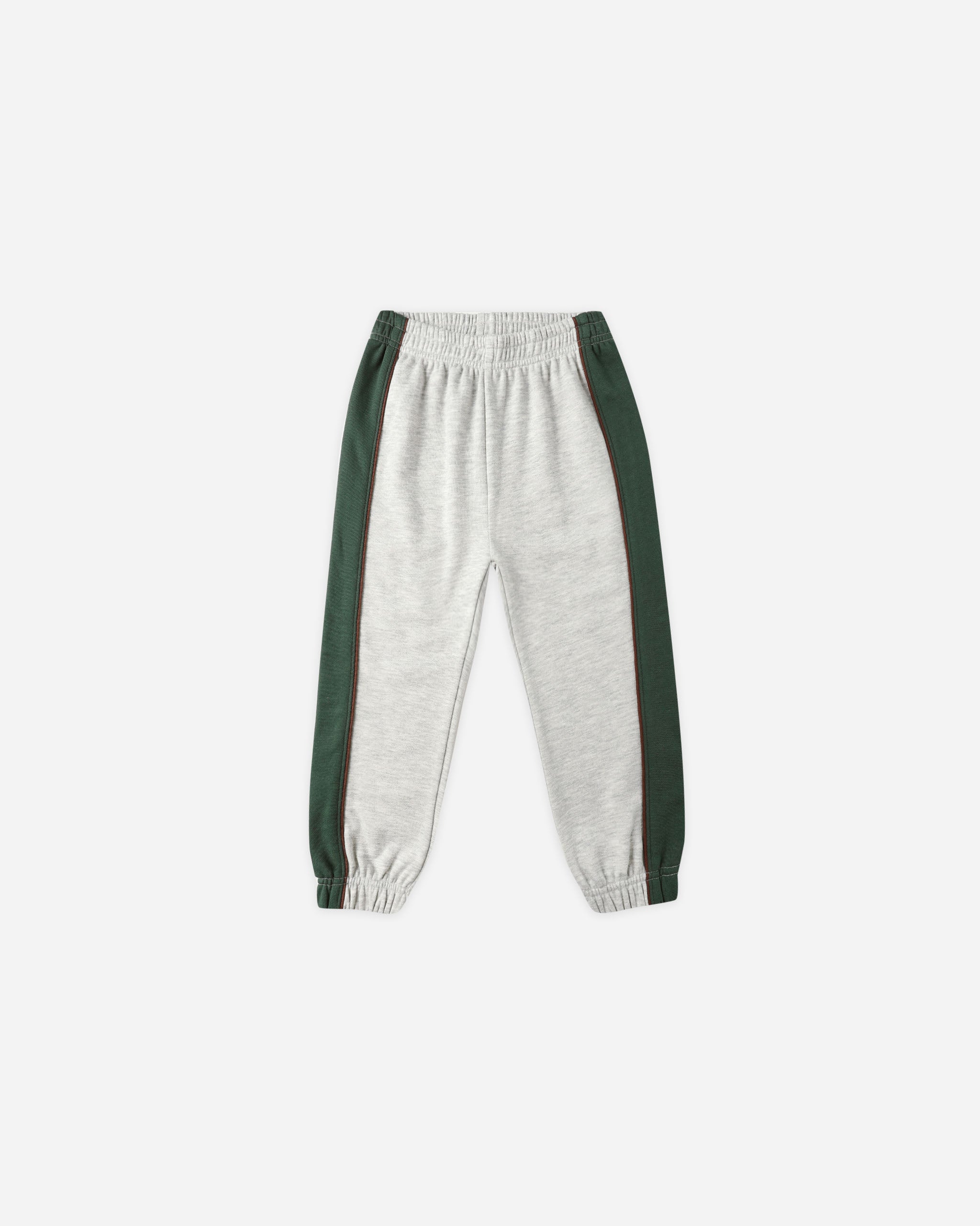 Paneled Sweatpant || Heathered Ash - Rylee + Cru | Kids Clothes | Trendy Baby Clothes | Modern Infant Outfits |
