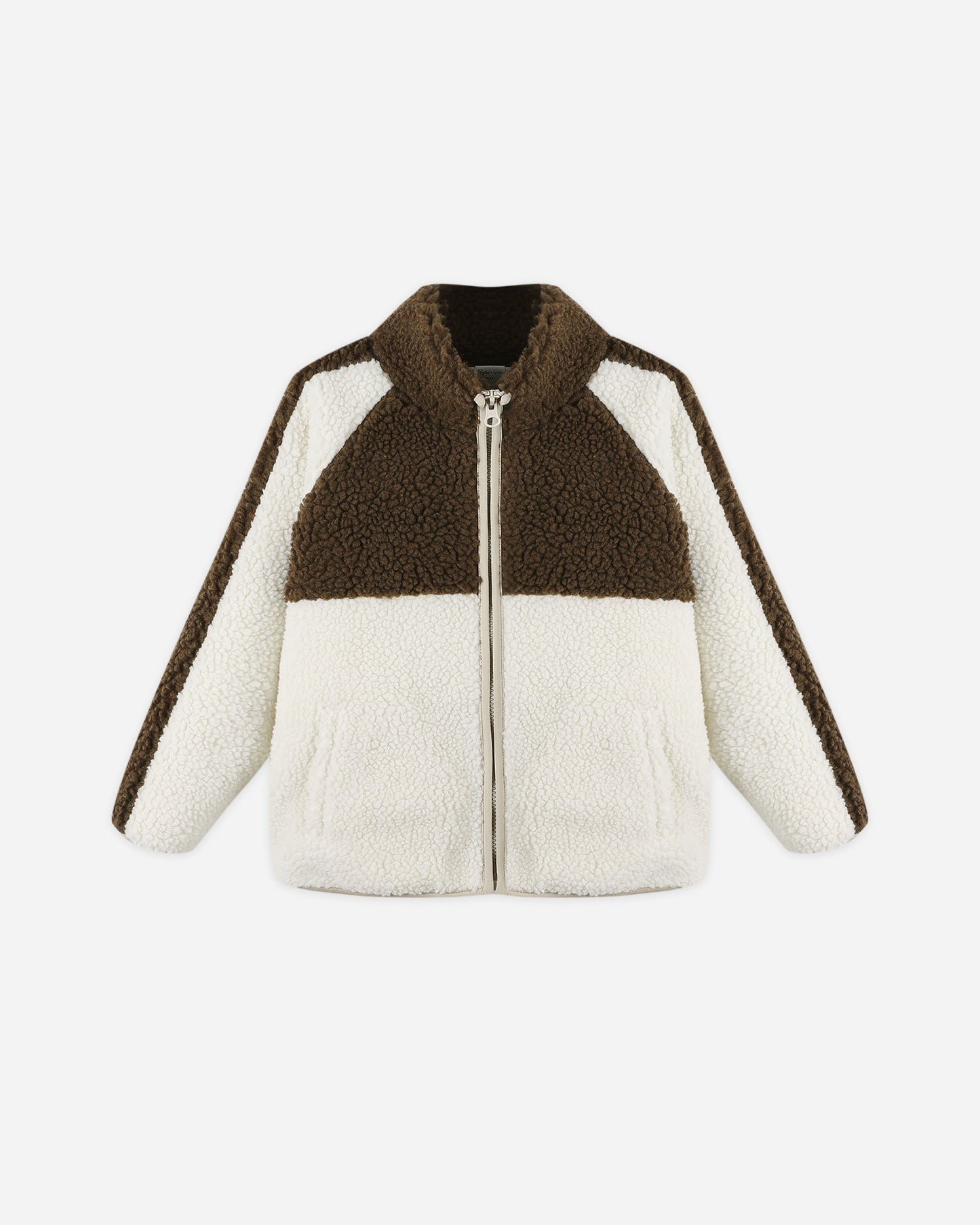 Sherpa Trails Jacket || Brown Color Block - Rylee + Cru | Kids Clothes | Trendy Baby Clothes | Modern Infant Outfits |