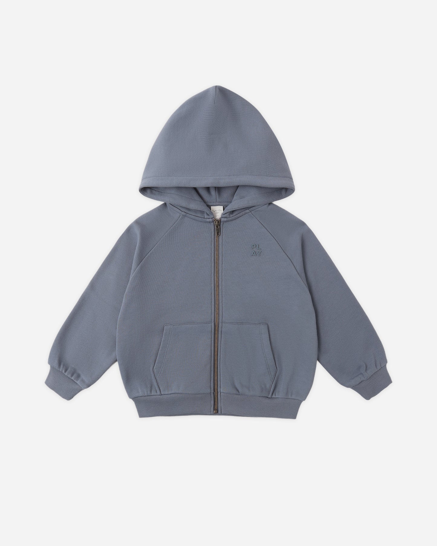 Zip Raglan Hoodie Marine