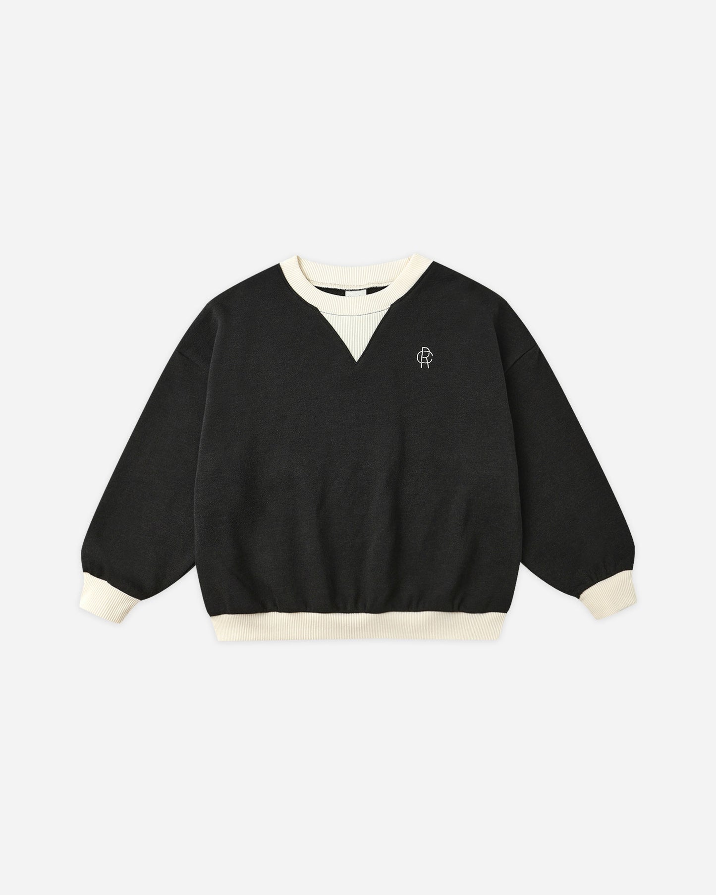 Rylan Sweatshirt || Black - Rylee + Cru | Kids Clothes | Trendy Baby Clothes | Modern Infant Outfits |