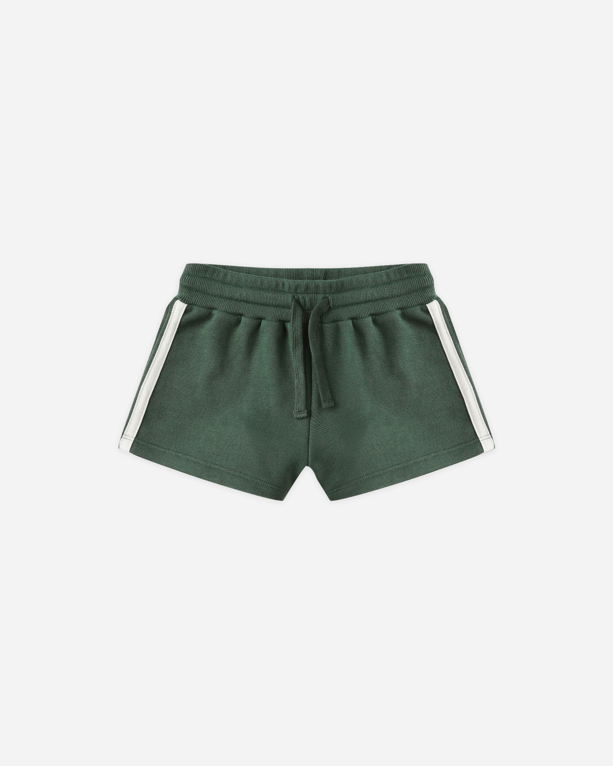 Racer Track Short || Green - Rylee + Cru | Kids Clothes | Trendy Baby Clothes | Modern Infant Outfits |