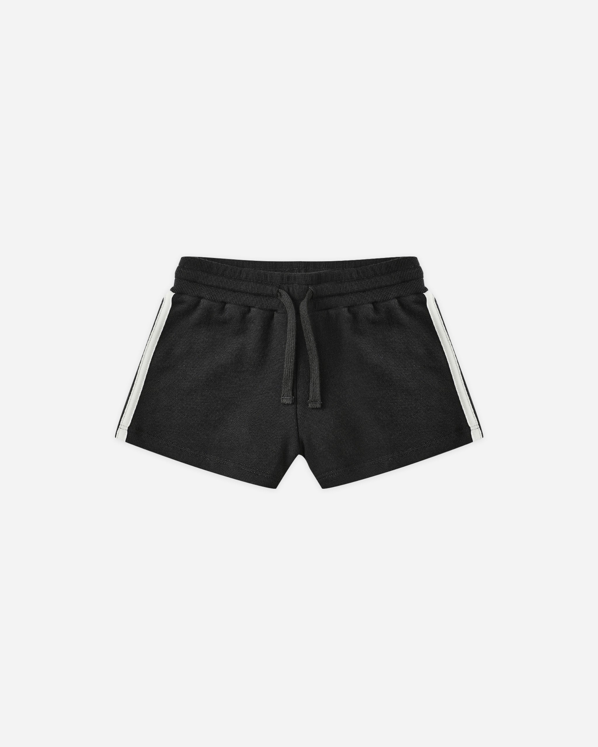Racer Track Short || Black - Rylee + Cru | Kids Clothes | Trendy Baby Clothes | Modern Infant Outfits |