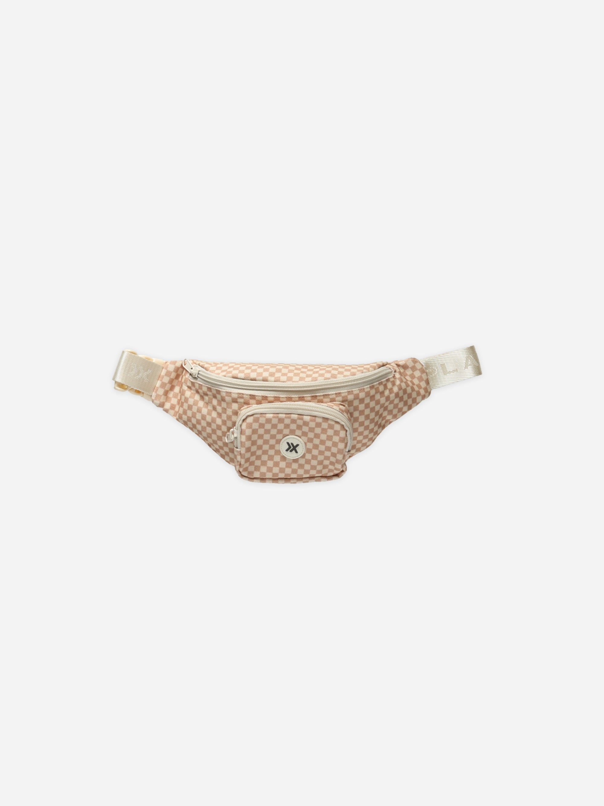 Fanny Pack || Clay Micro Check - Rylee + Cru | Kids Clothes | Trendy Baby Clothes | Modern Infant Outfits |