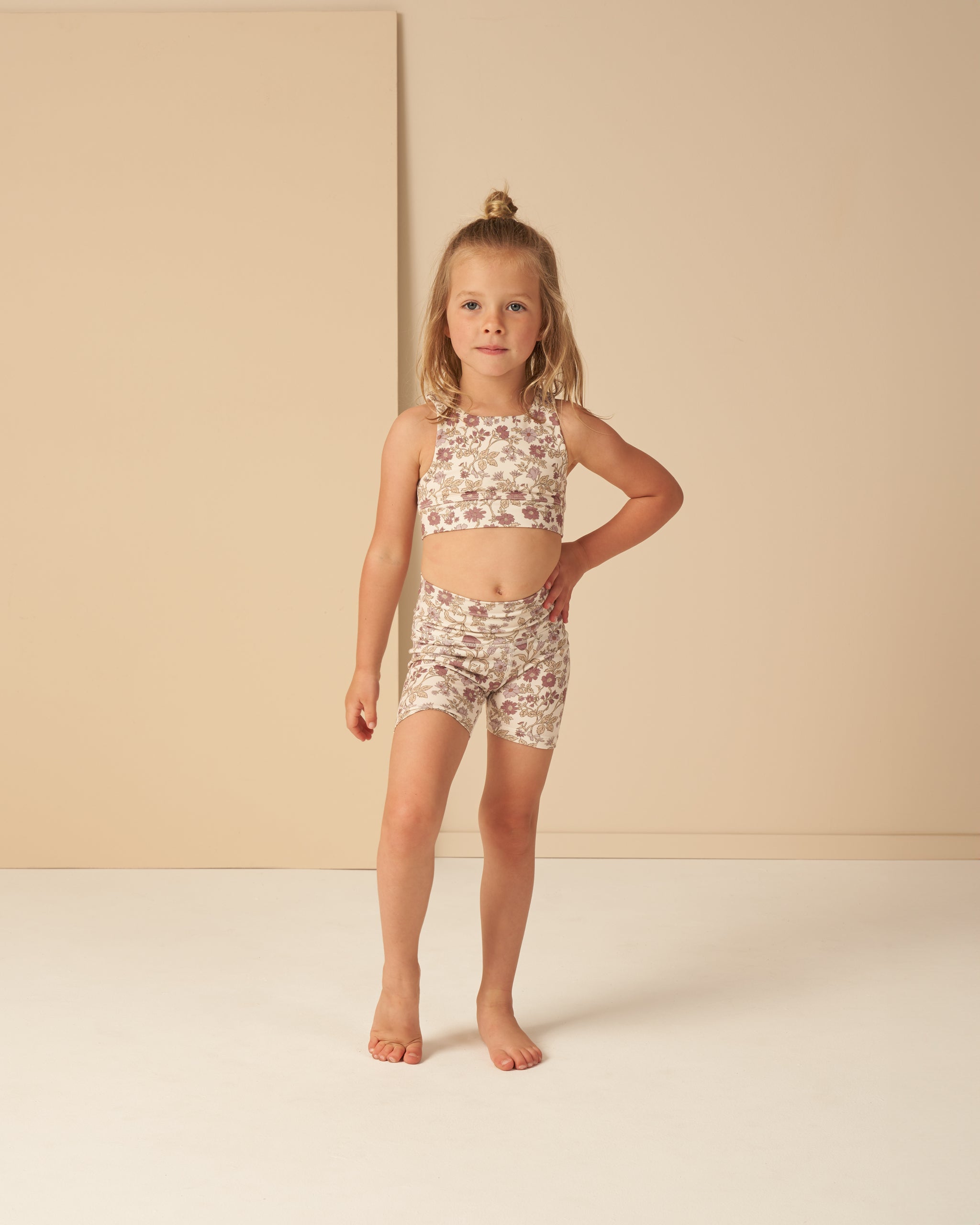 Swift Sports Bra || Bloom - Rylee + Cru | Kids Clothes | Trendy Baby Clothes | Modern Infant Outfits |