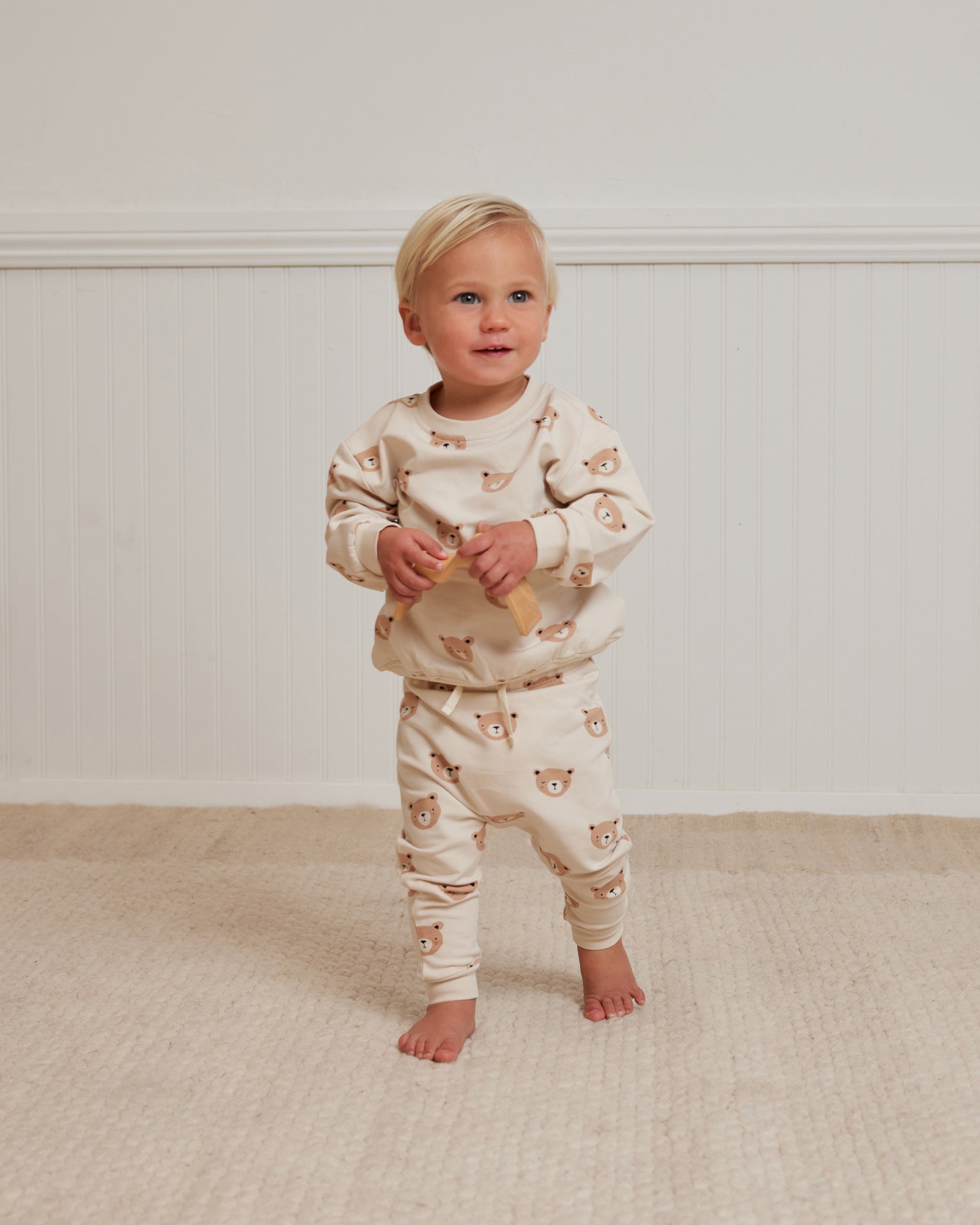 Sweatpant || Teddy - Rylee + Cru | Kids Clothes | Trendy Baby Clothes | Modern Infant Outfits |