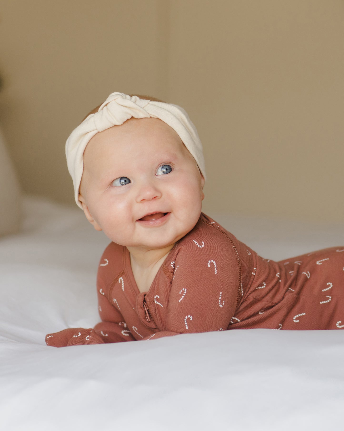 Bamboo Zip Footie || Candy Canes - Rylee + Cru | Kids Clothes | Trendy Baby Clothes | Modern Infant Outfits |