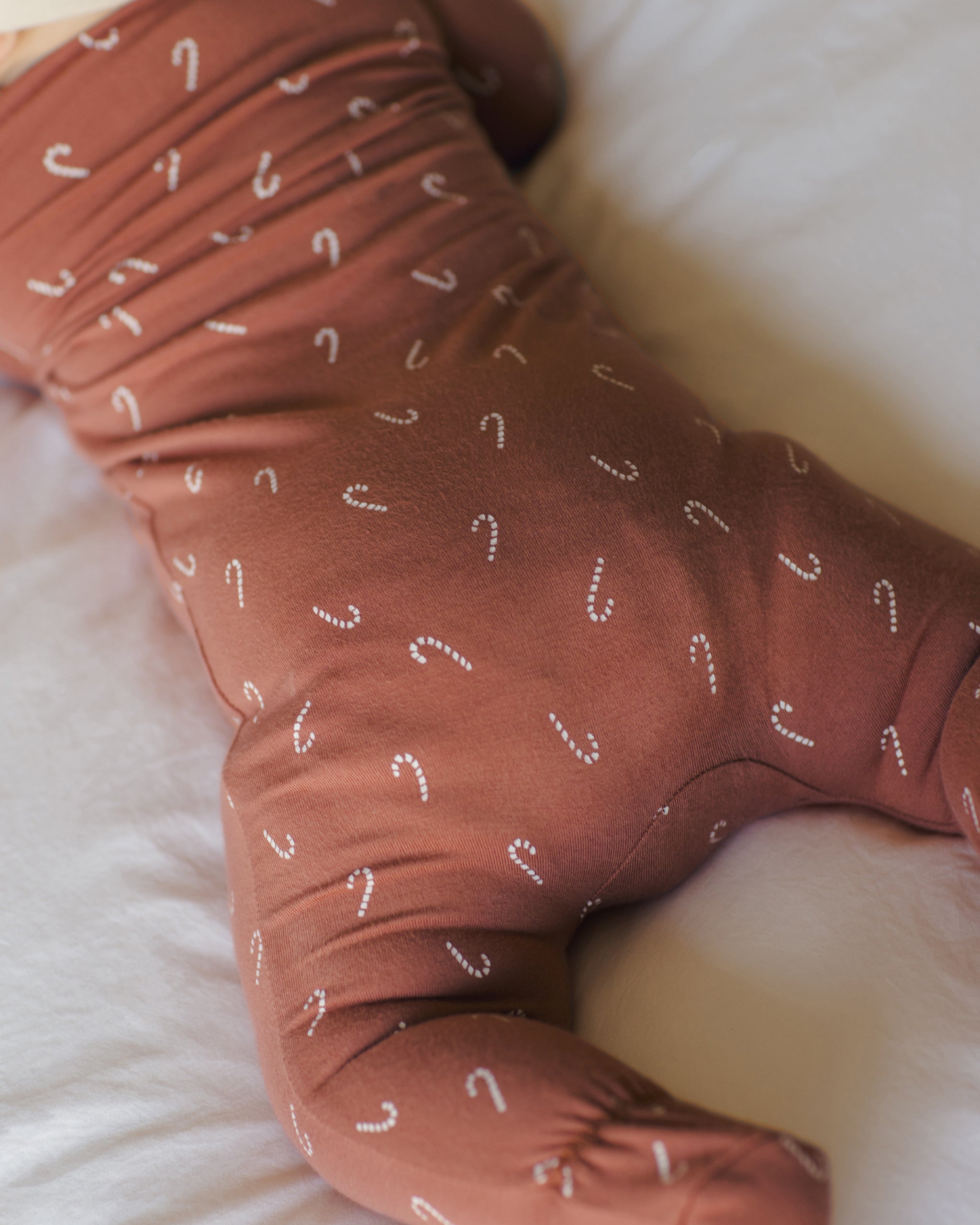 Bamboo Zip Footie || Candy Canes - Rylee + Cru | Kids Clothes | Trendy Baby Clothes | Modern Infant Outfits |