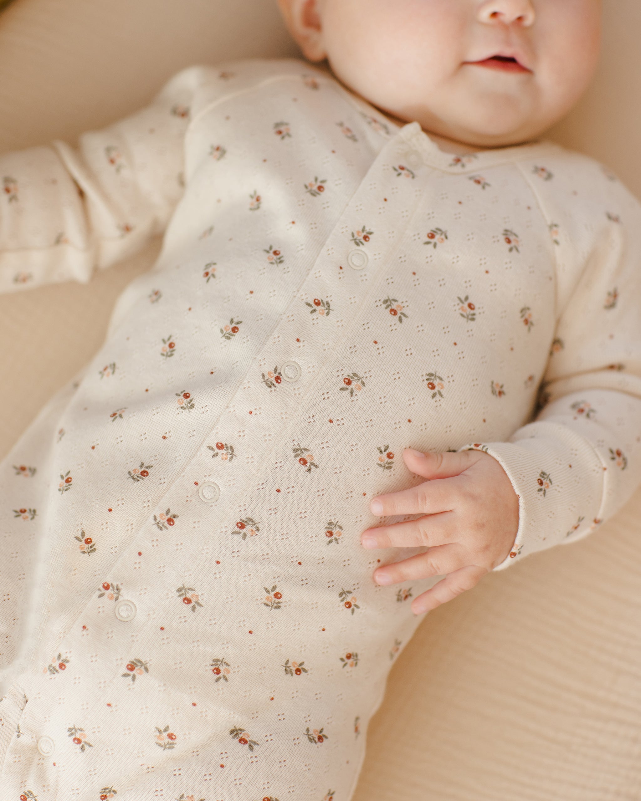 Pointelle Long John || Holly Berry - Rylee + Cru | Kids Clothes | Trendy Baby Clothes | Modern Infant Outfits |