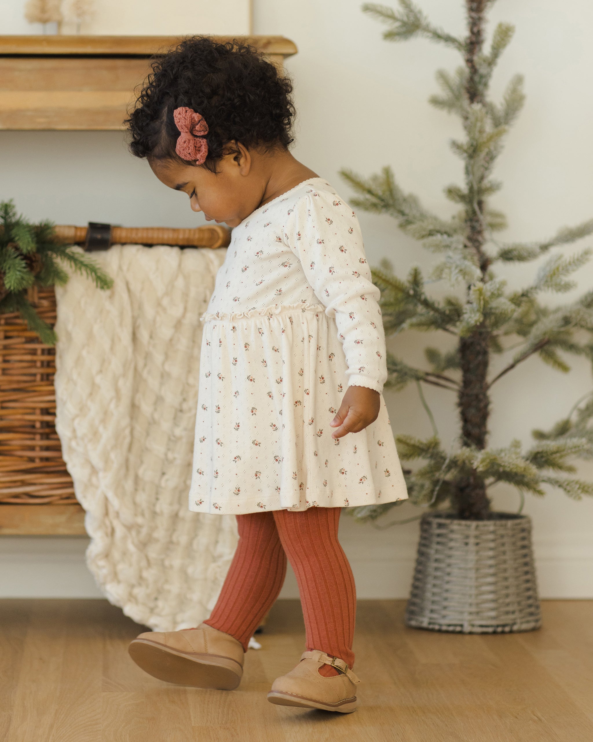 Crochet Bow || Cranberry - Rylee + Cru | Kids Clothes | Trendy Baby Clothes | Modern Infant Outfits |