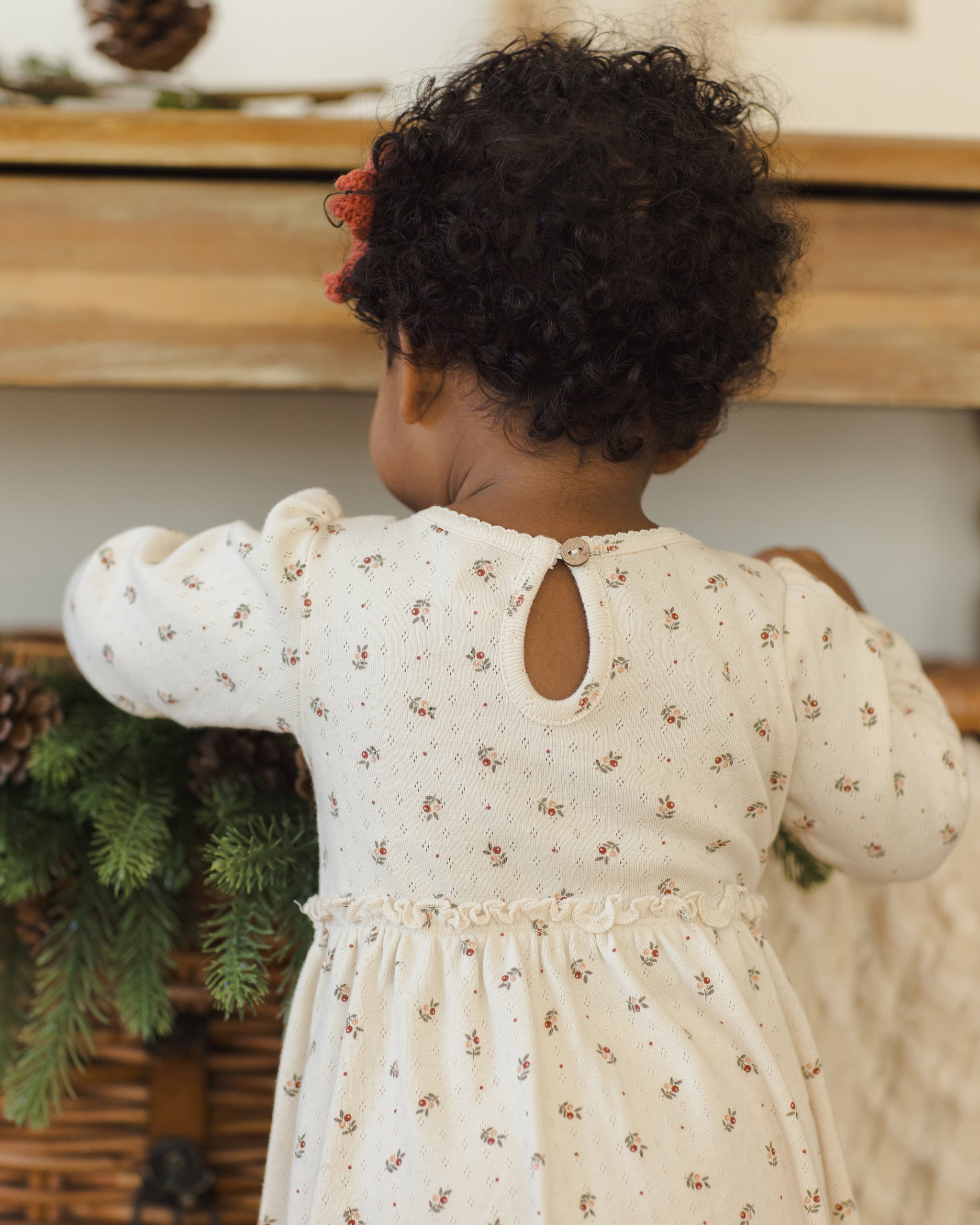 Alda Dress || Holly Berry - Rylee + Cru | Kids Clothes | Trendy Baby Clothes | Modern Infant Outfits |